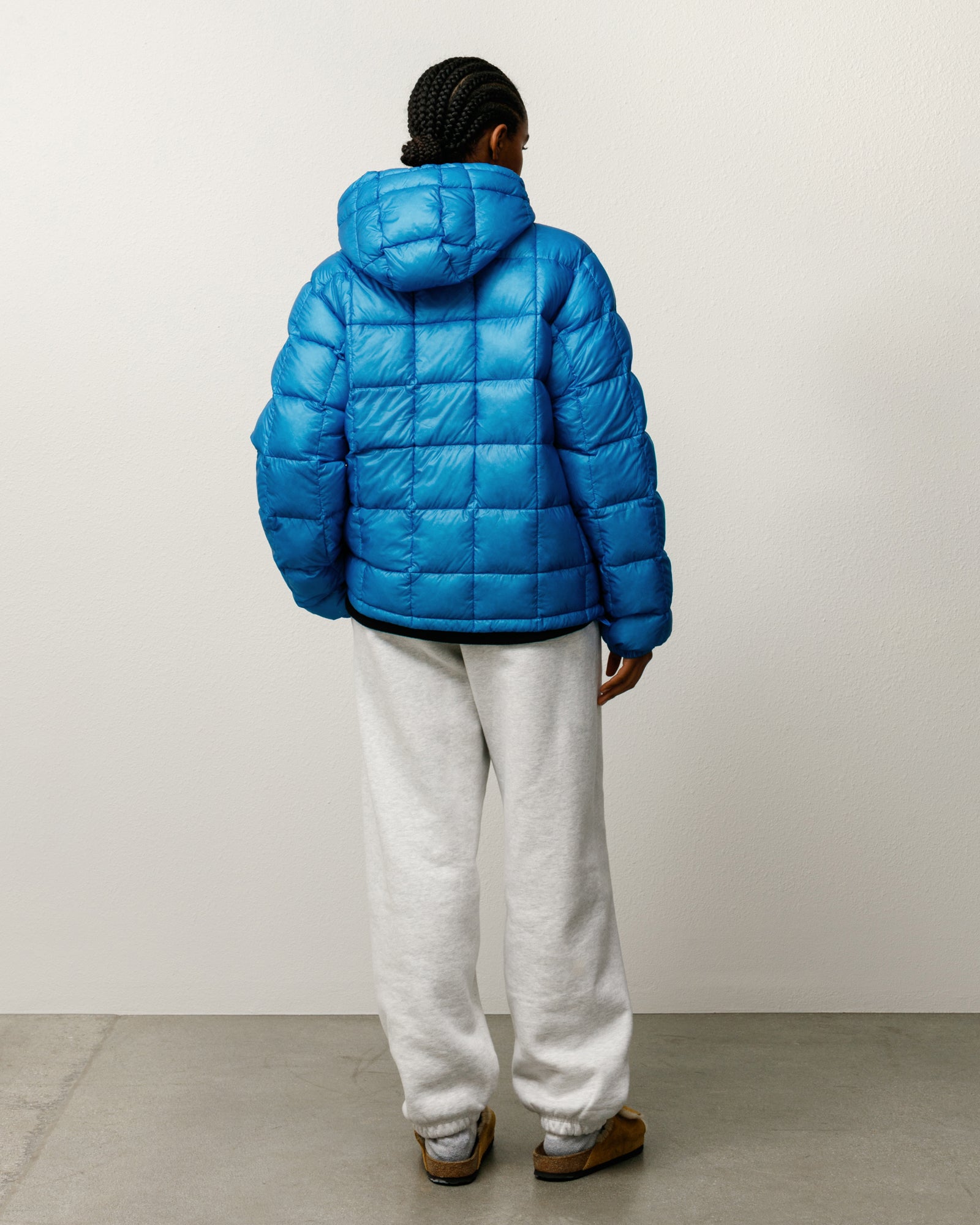 ジャケット・アウター stussy MIDWEIGHT PUFFER Blue M Midweight Hooded Puffer – Blue | Outerwear | Stüssy