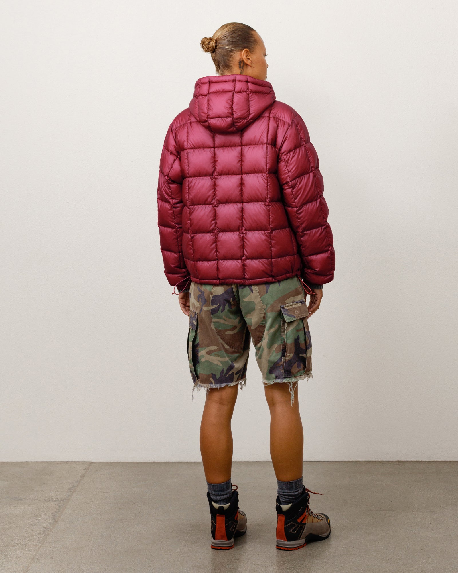 Midweight Hooded Puffer - Fuchsia | Outerwear | Stüssy