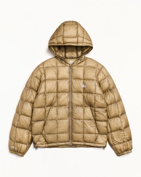 Midweight Hooded Puffer – Khaki | Outerwear | Stüssy