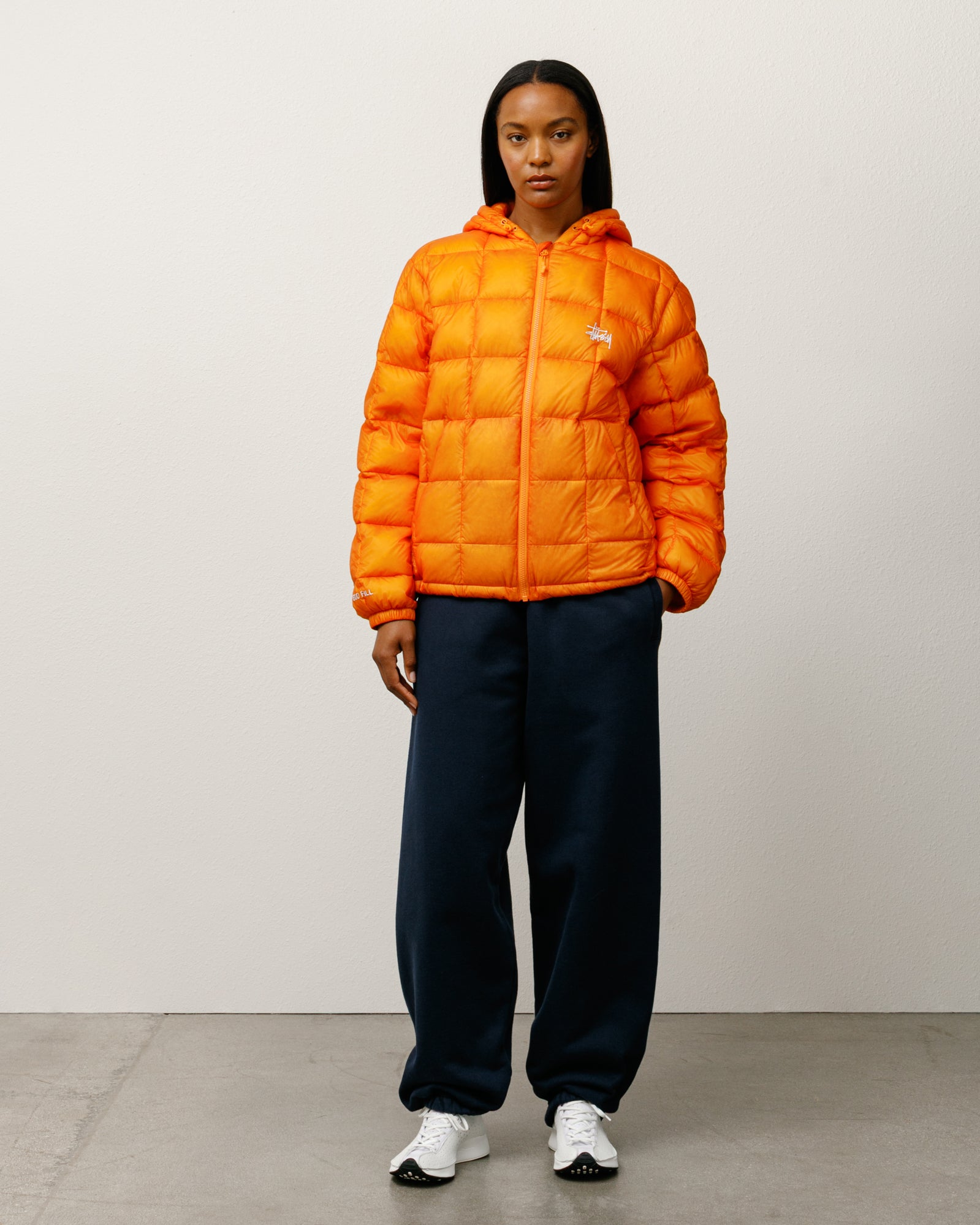 Midweight Hooded Puffer - Orange | Outerwear | Stüssy