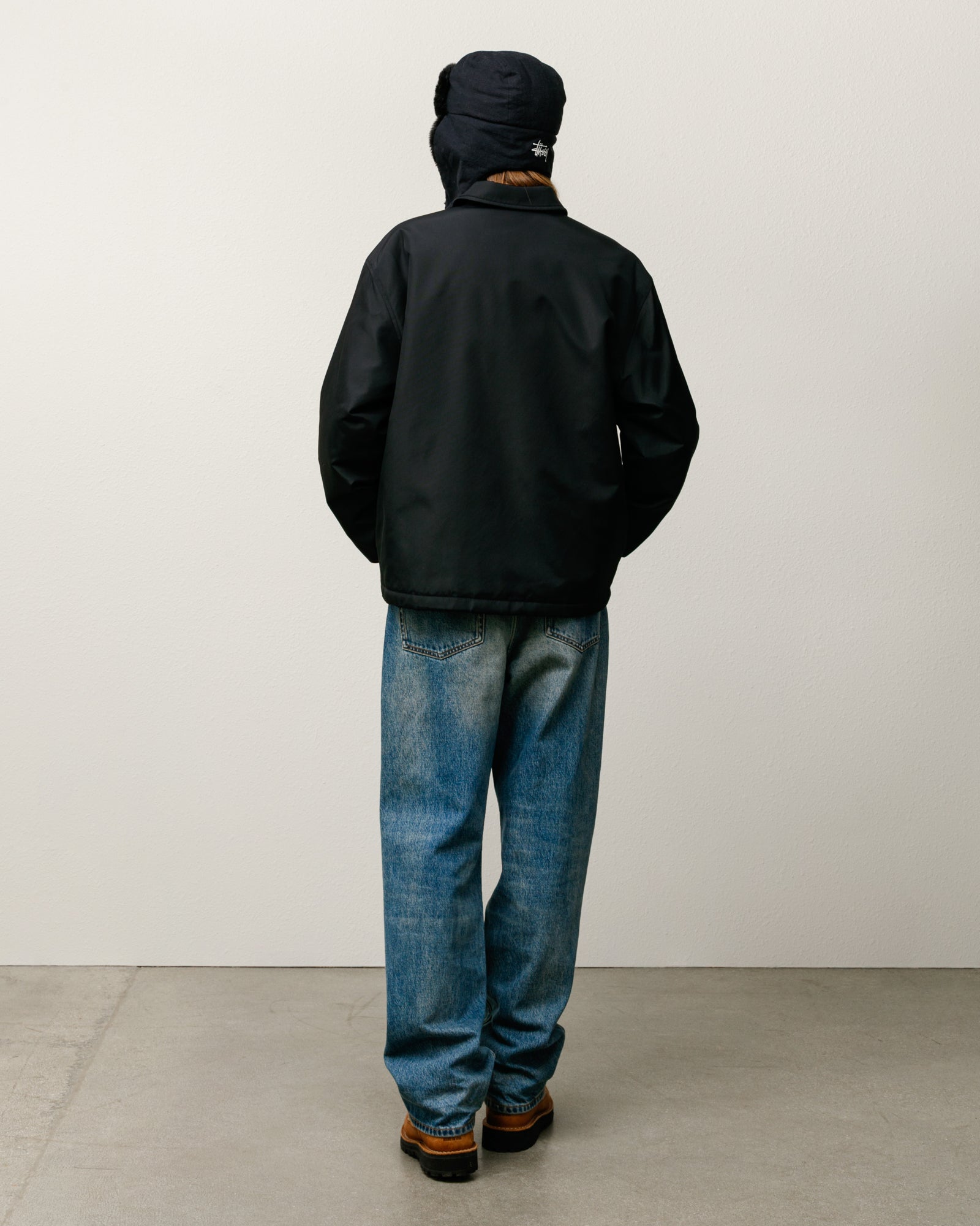 Coaches Jacket – Black | Outerwear | Stüssy