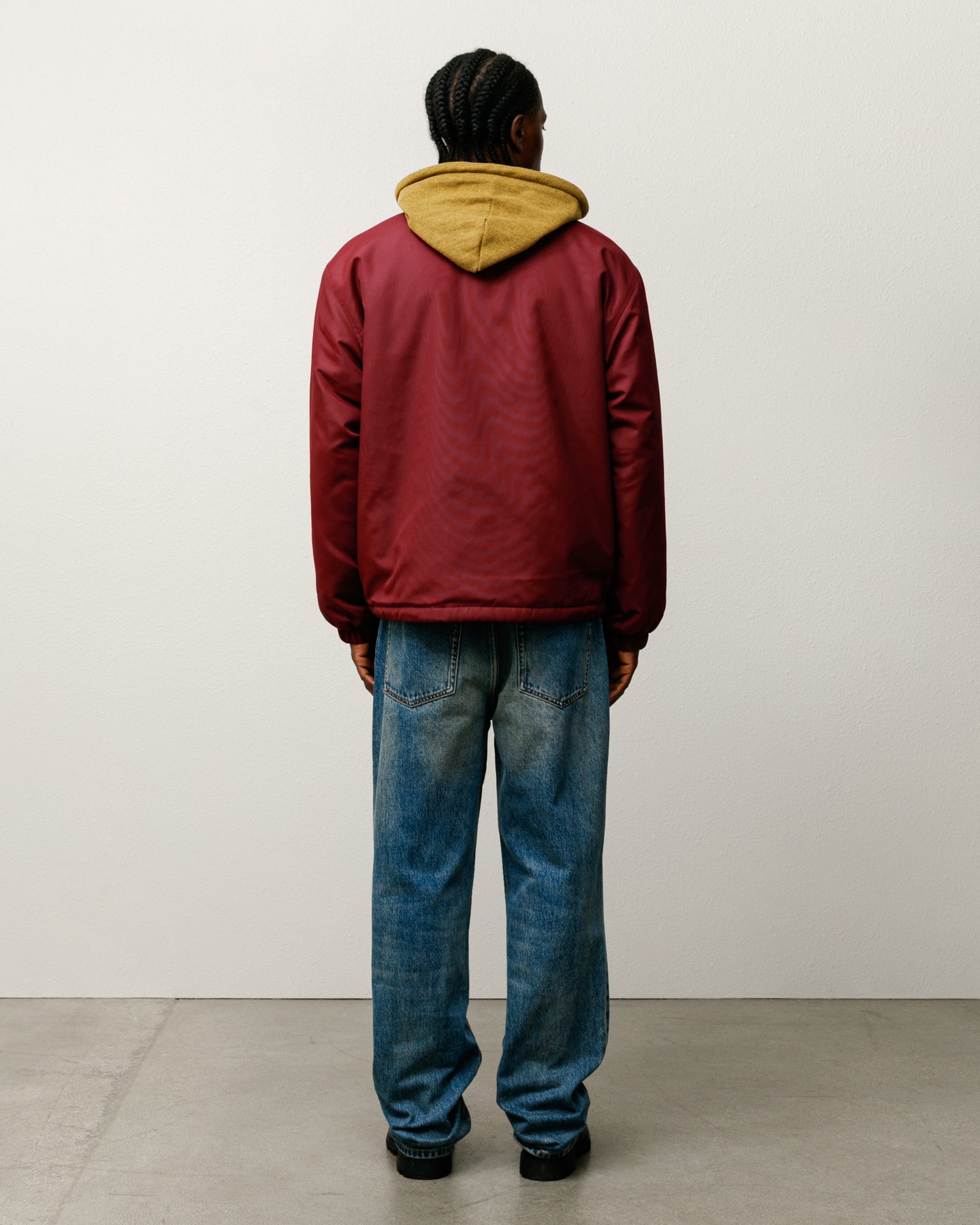 Coaches Jacket – Burgundy | Outerwear | Stüssy