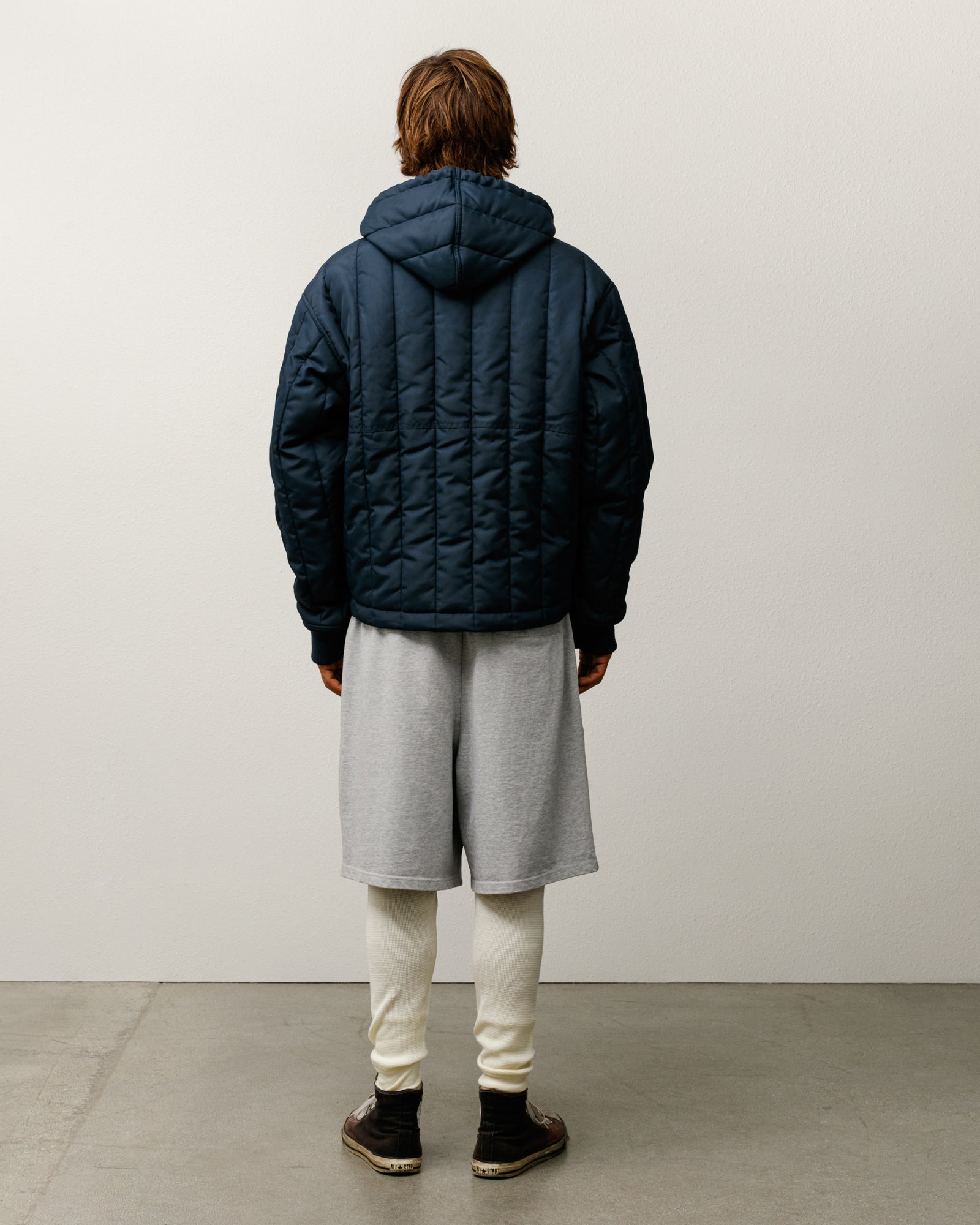 QUILTED NYLON WORK JACKET