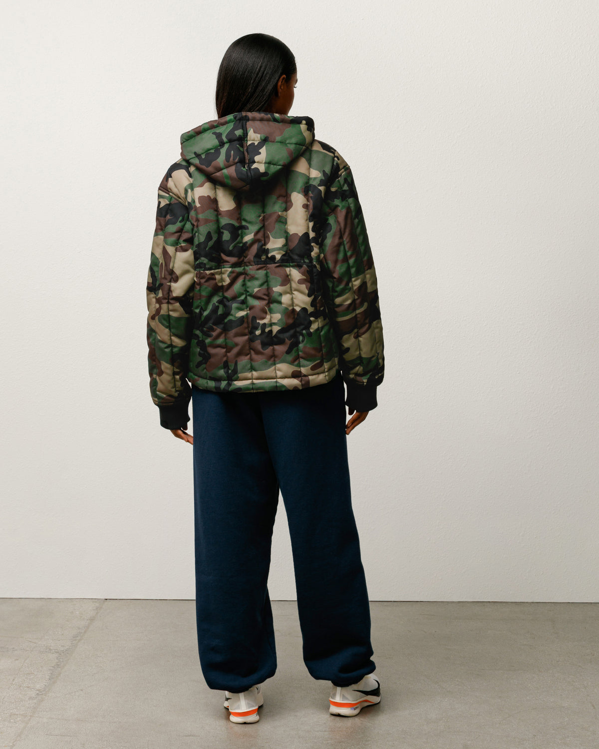 Quilted Nylon Work Jacket – Woodland Camo | Outerwear | Stüssy