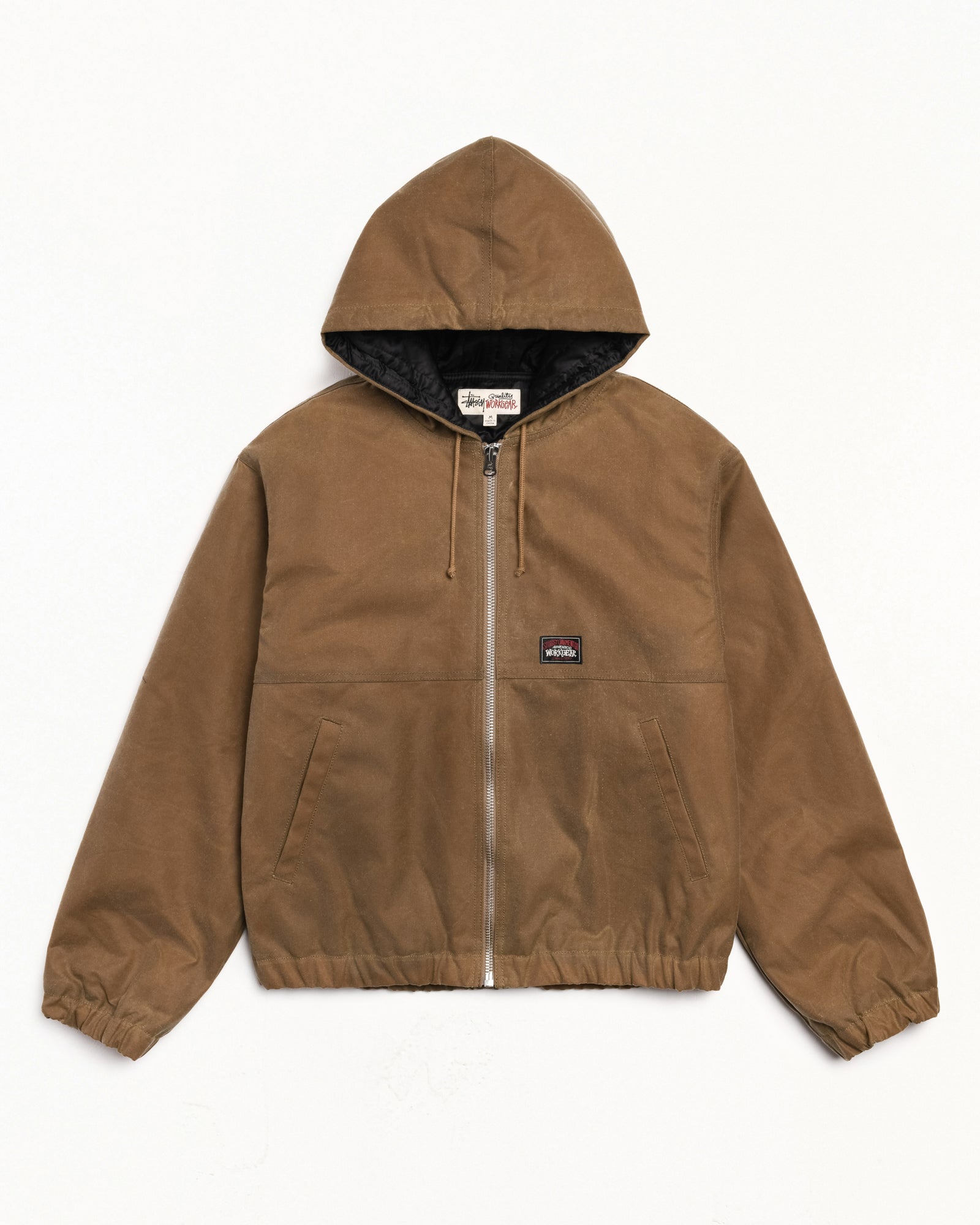 Waxed Cotton Work Jacket – Khaki | Outerwear | Stüssy