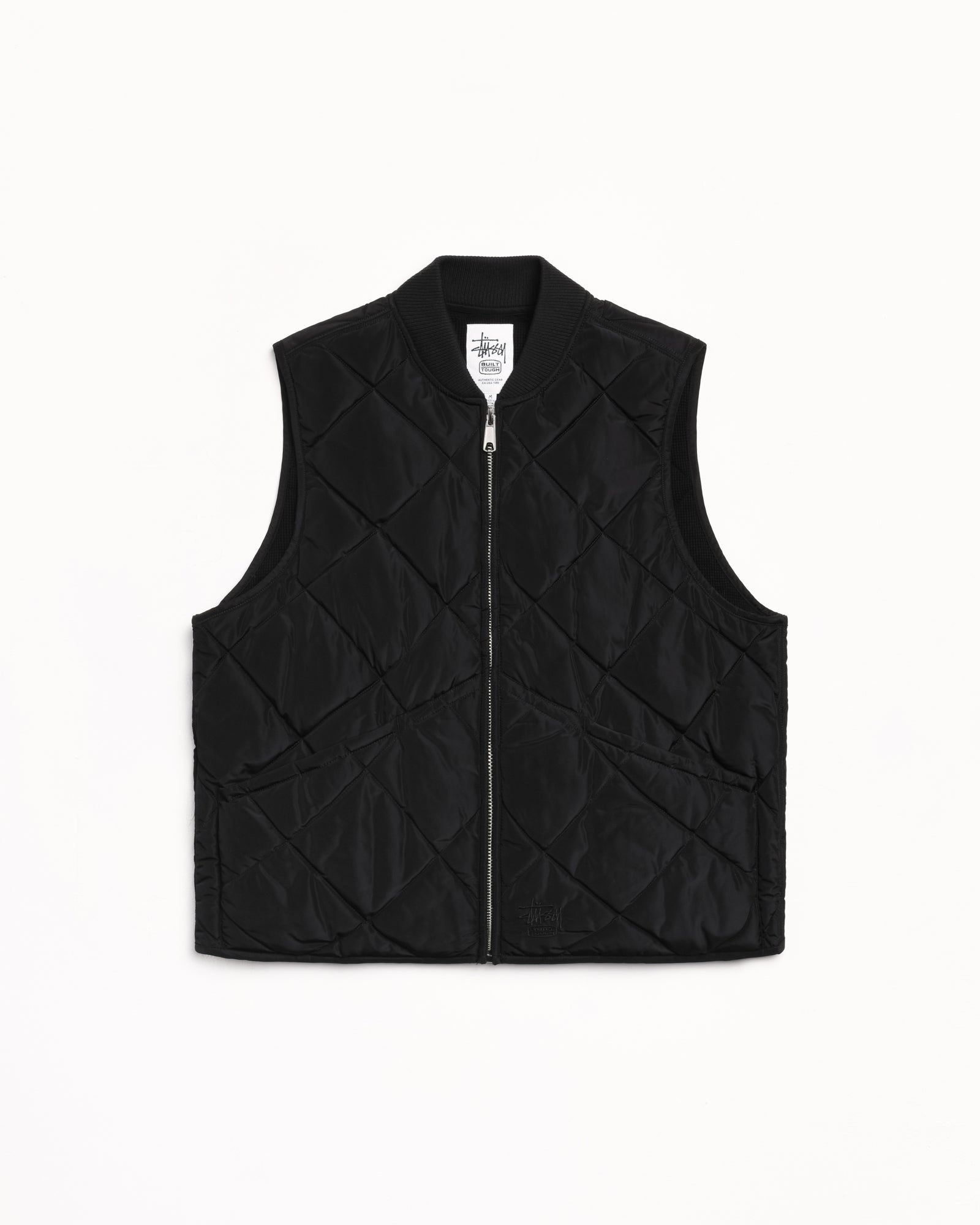 Insulated Vest Mens Sleeveless In Black