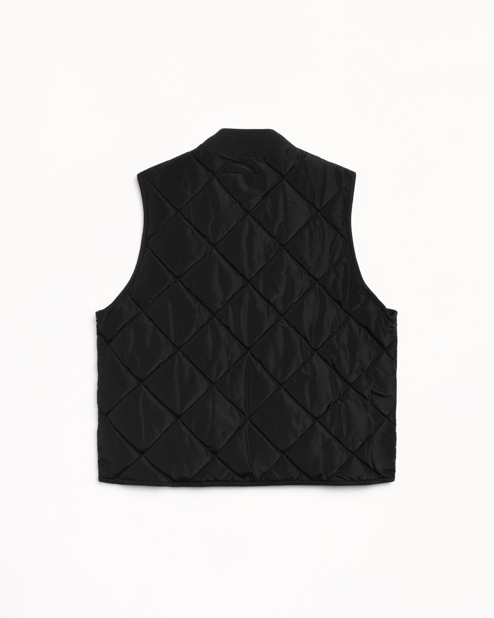 Thermal Lined Quilted Vest – Black | Outerwear | Stüssy