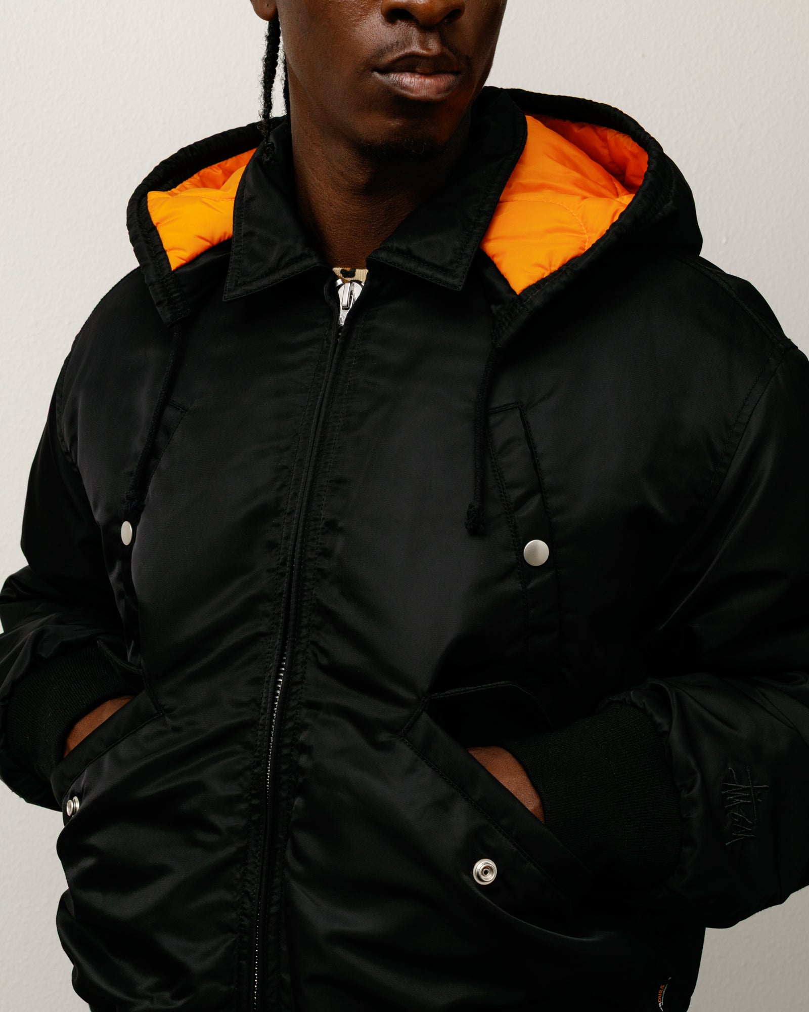 Flight Bomber – Black | Outerwear | Stüssy
