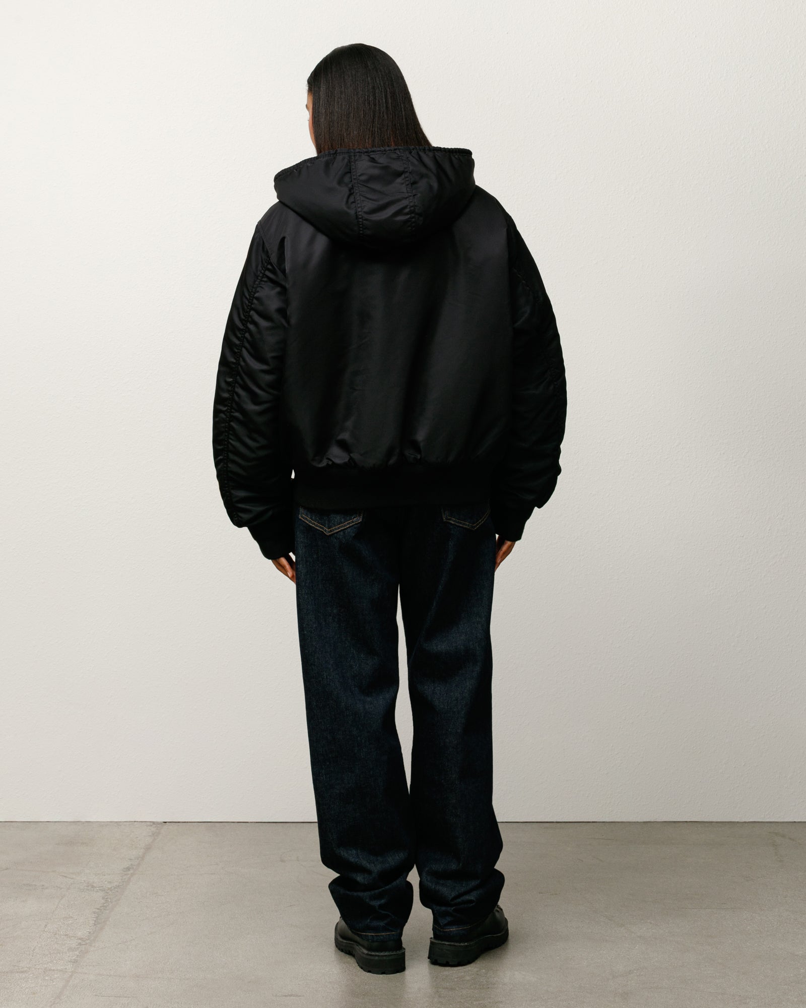 Flight Bomber – Black | Outerwear | Stüssy