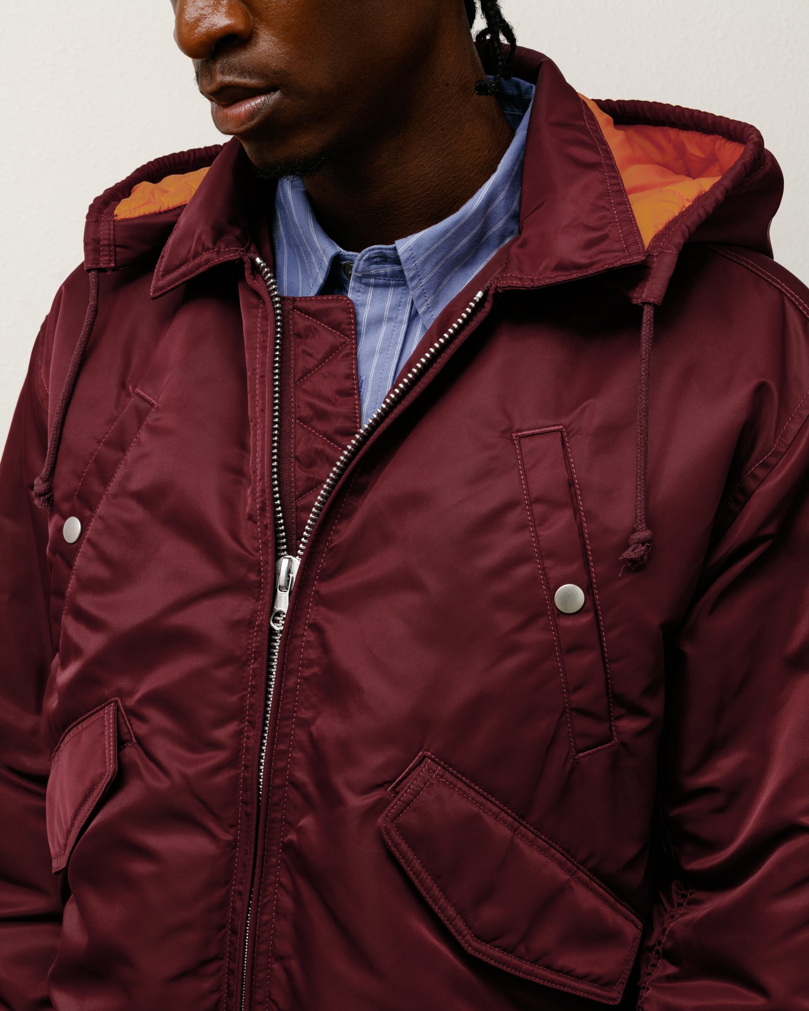 Flight Bomber – Burgundy | Outerwear | Stüssy