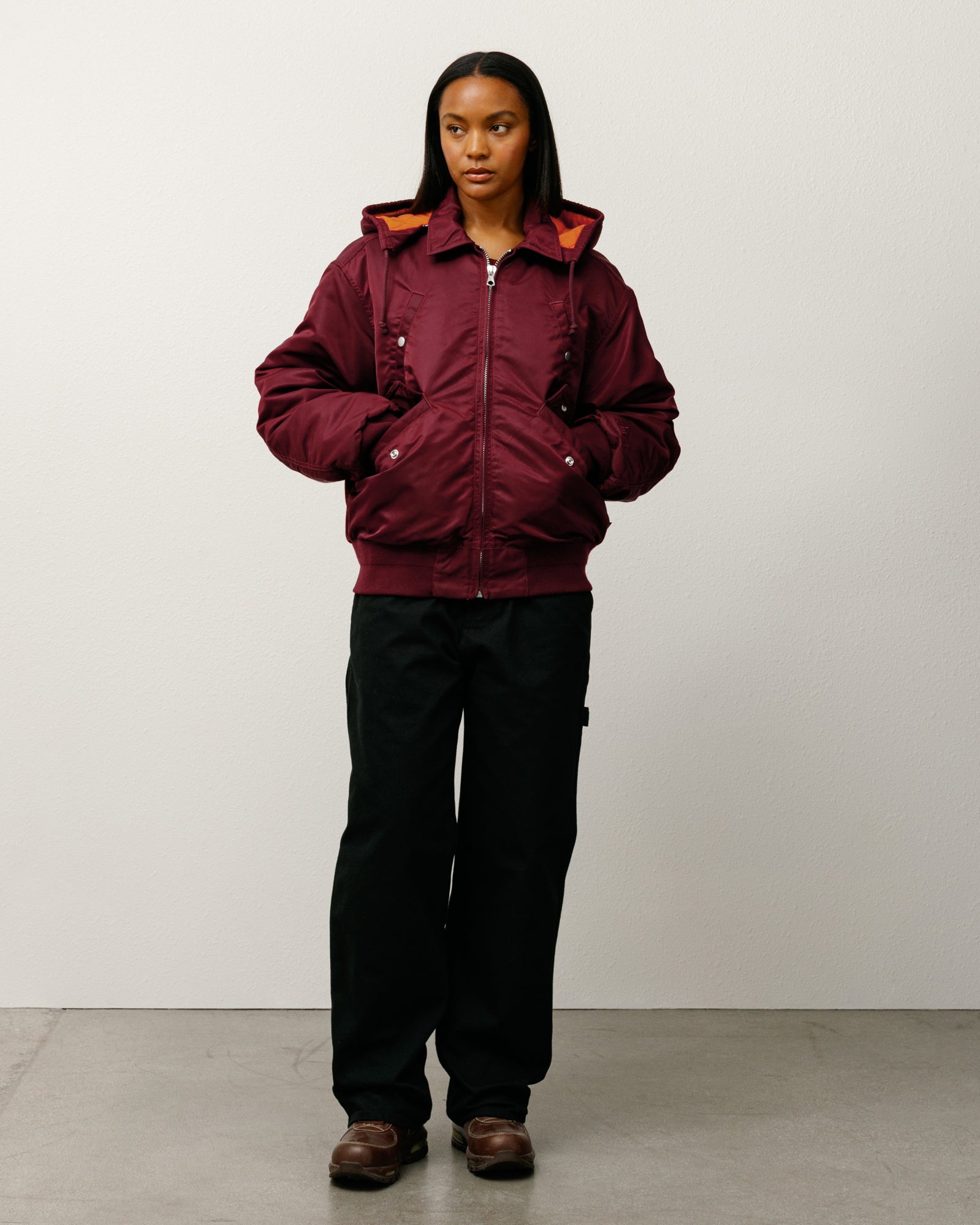 Flight Bomber – Burgundy | Outerwear | Stüssy