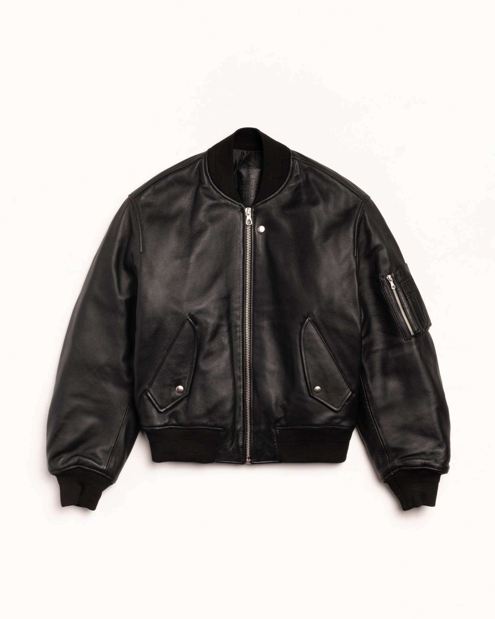 Stussy Built Bomber Jacket Black Sサイズ Leather Built Bomber – Black | Outerwear | Stüssy