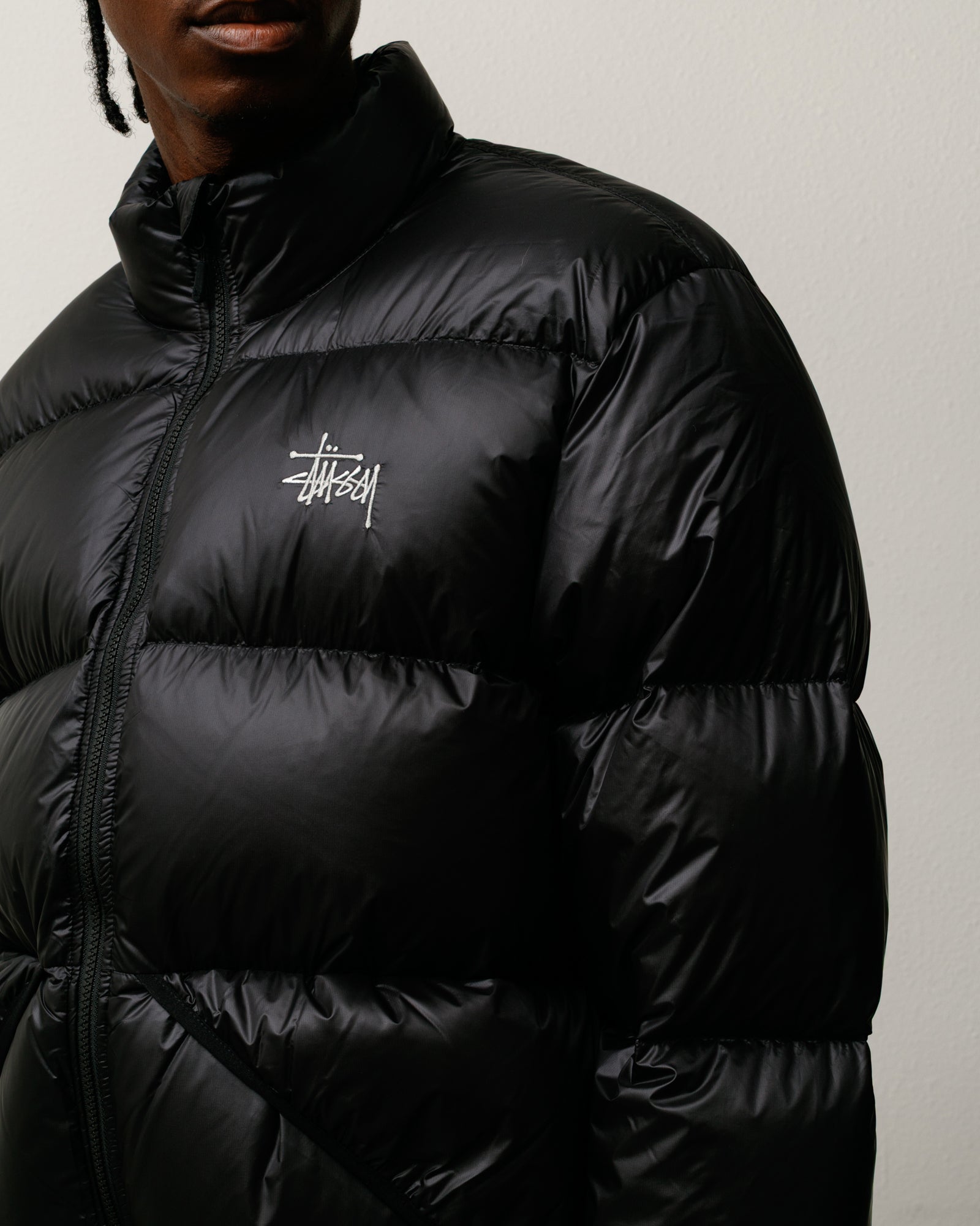 Micro Ripstop Down Jacket – Jet Black | Outerwear | Stüssy