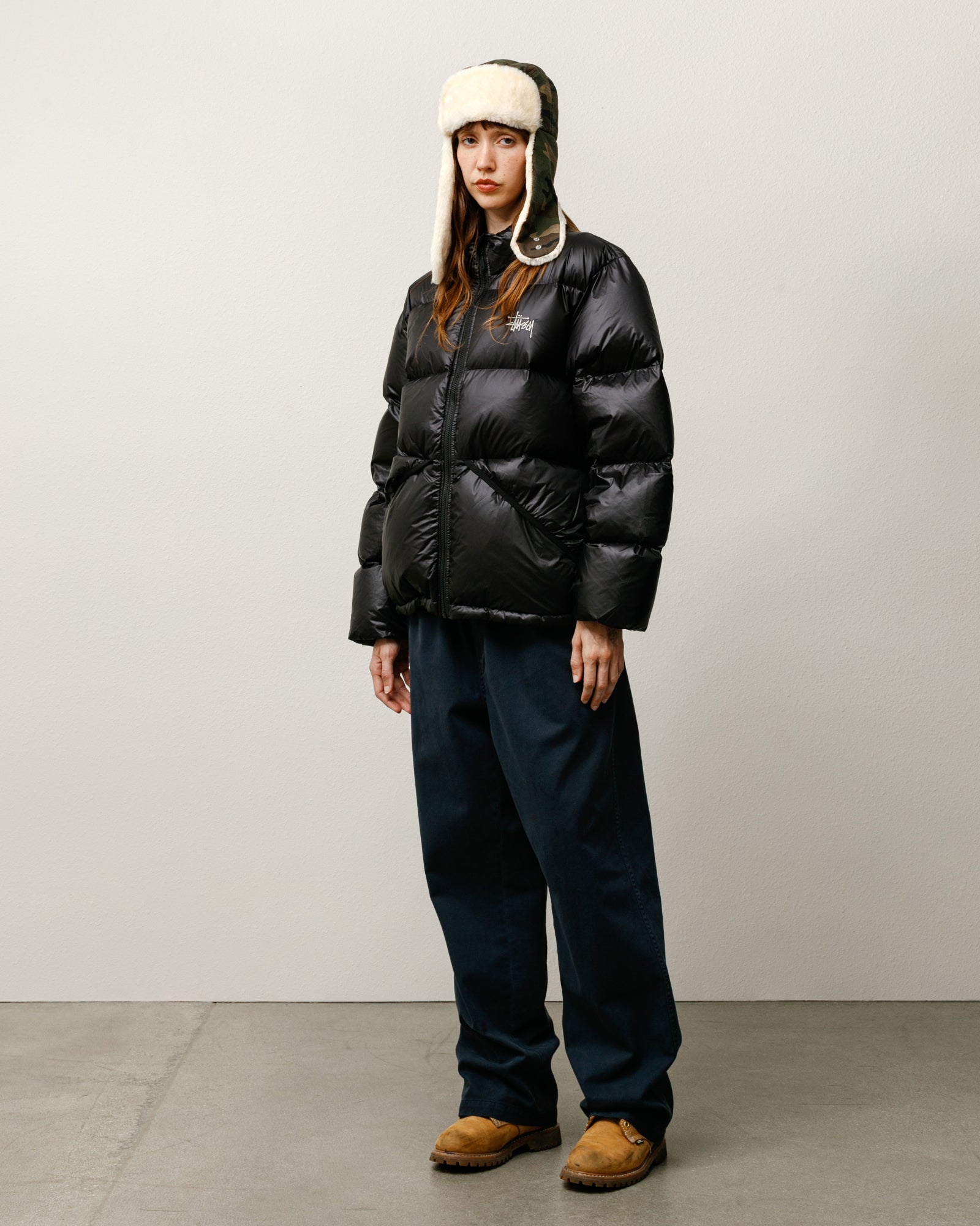 Micro Ripstop Down Jacket – Jet Black | Outerwear | Stüssy