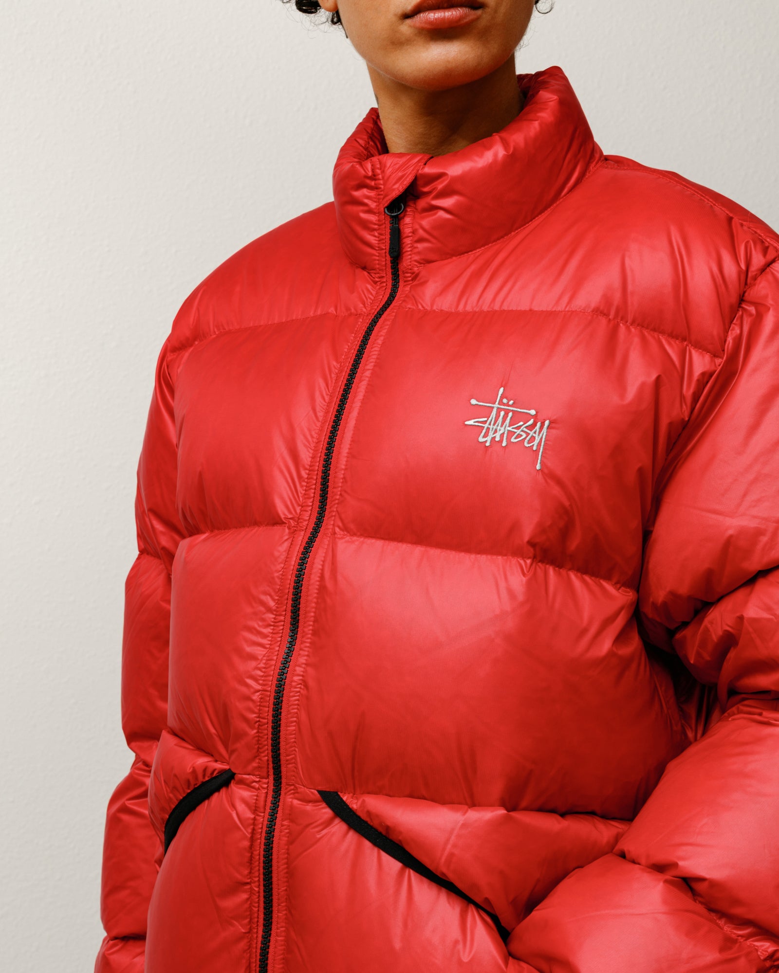 Micro Ripstop Down Jacket – Red | Outerwear | Stüssy