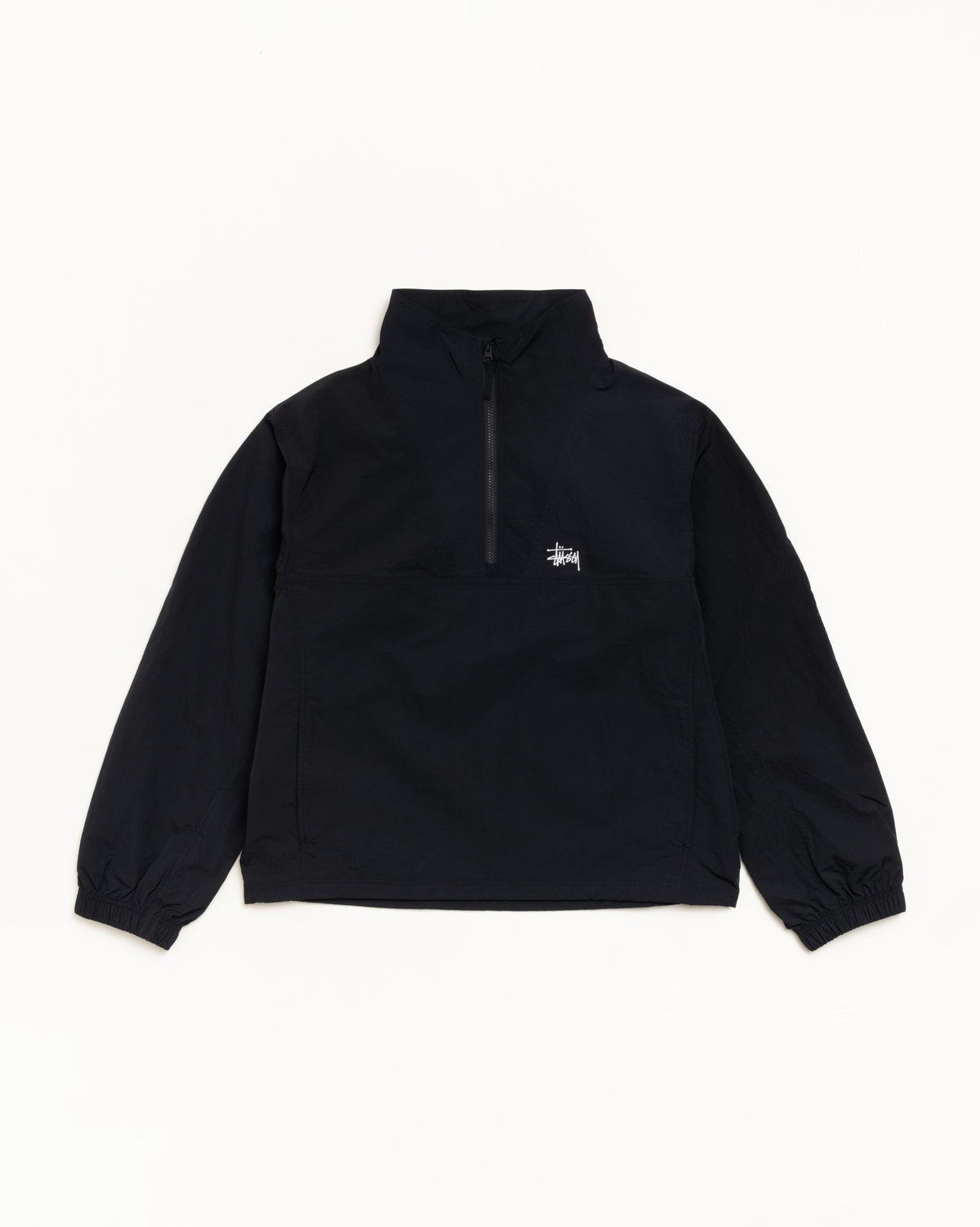 Warm Up Pullover – Black | Outerwear | Stüssy