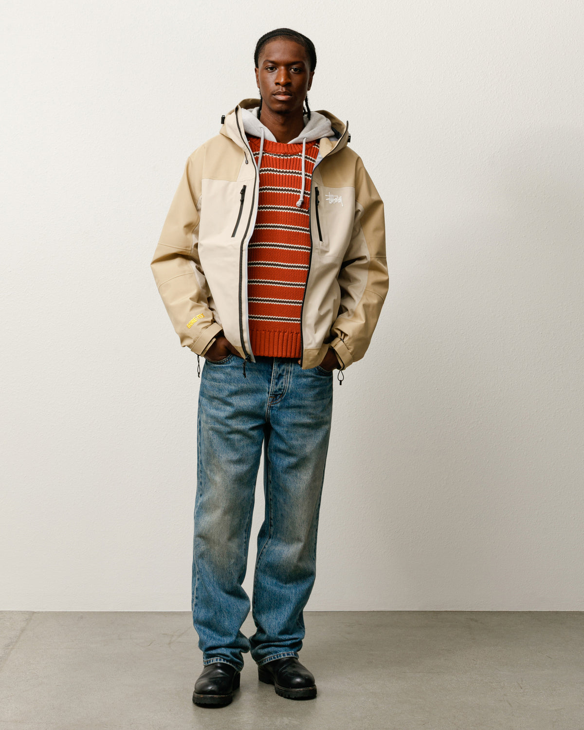 Gore-Tex Guide Shell - Khaki | Outerwear | Stüssy