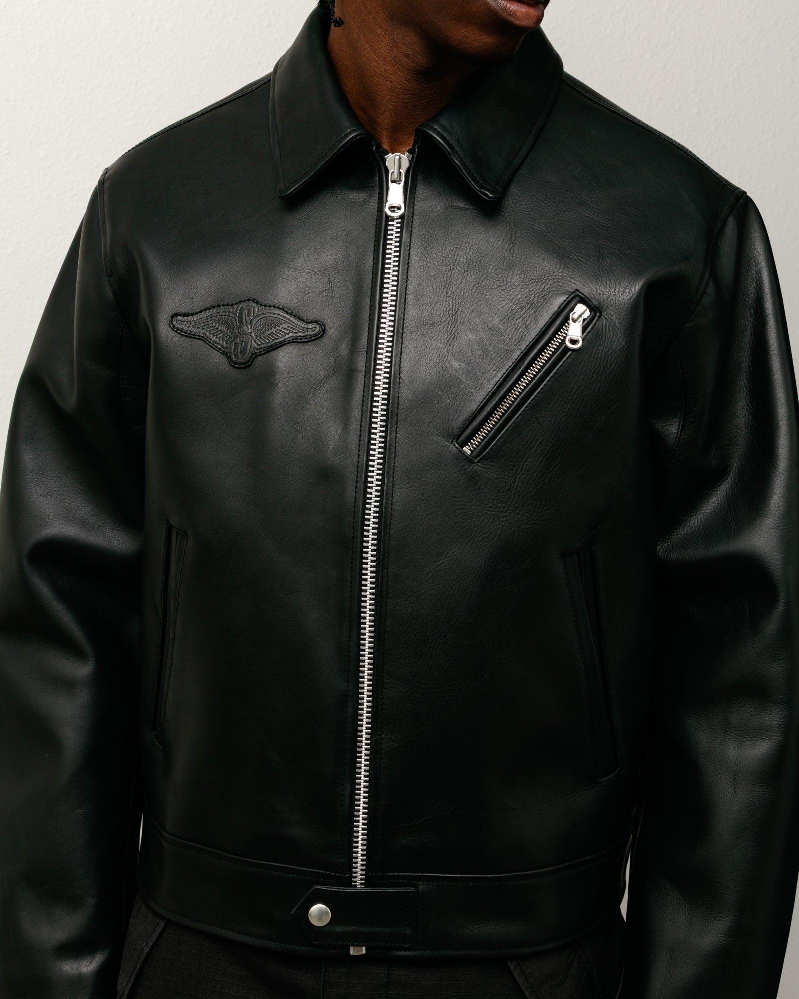 Biker Jacket – Black | Outerwear | Stüssy