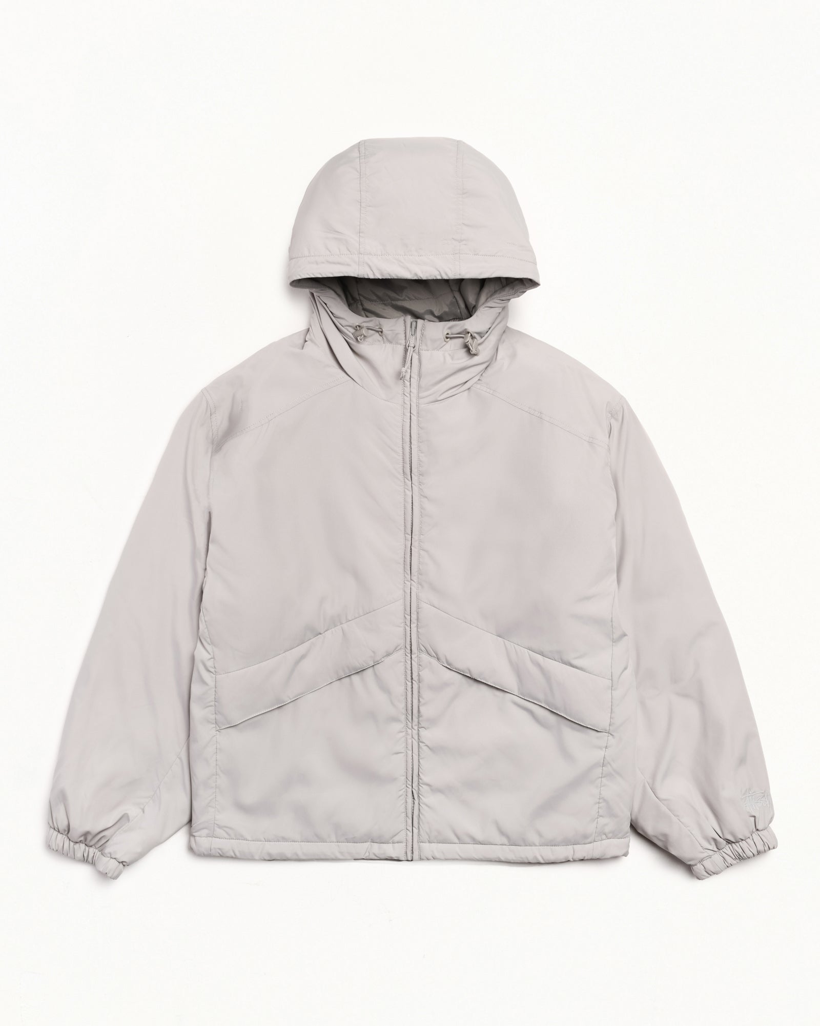 Stussy フード付きナイロンジャケット グレー Insulated Hooded Jacket – Grey | Outerwear | Stüssy