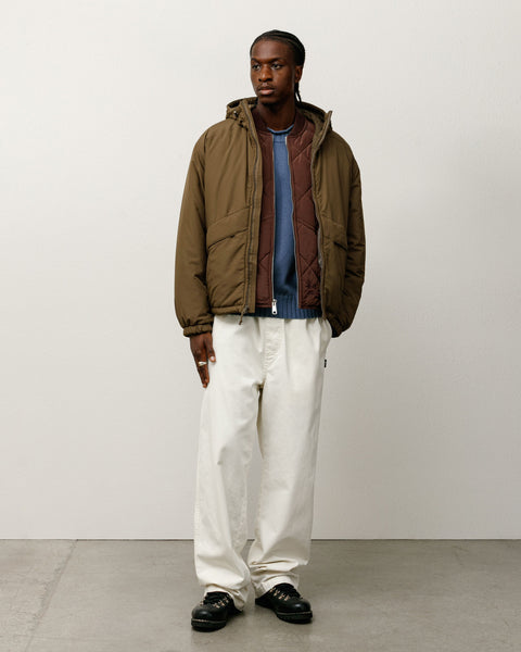 Insulated Hooded Jacket – Olive | Outerwear | Stüssy