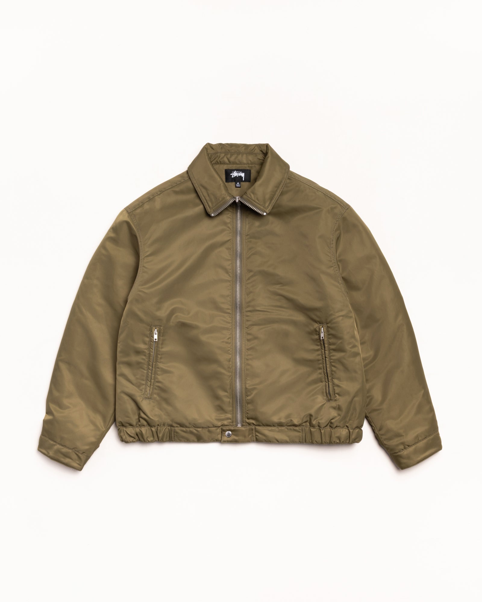 Pile Lined Zip Jacket – Olive | Outerwear | Stüssy