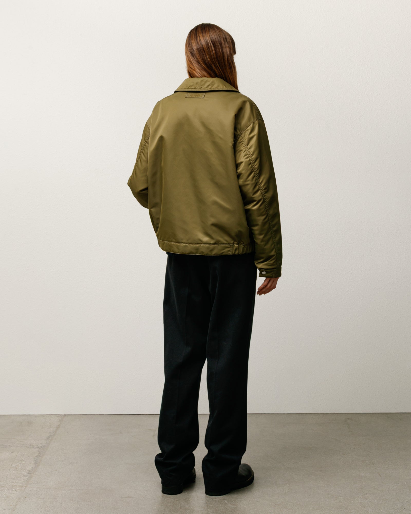 Pile Lined Zip Jacket – Olive | Outerwear | Stüssy