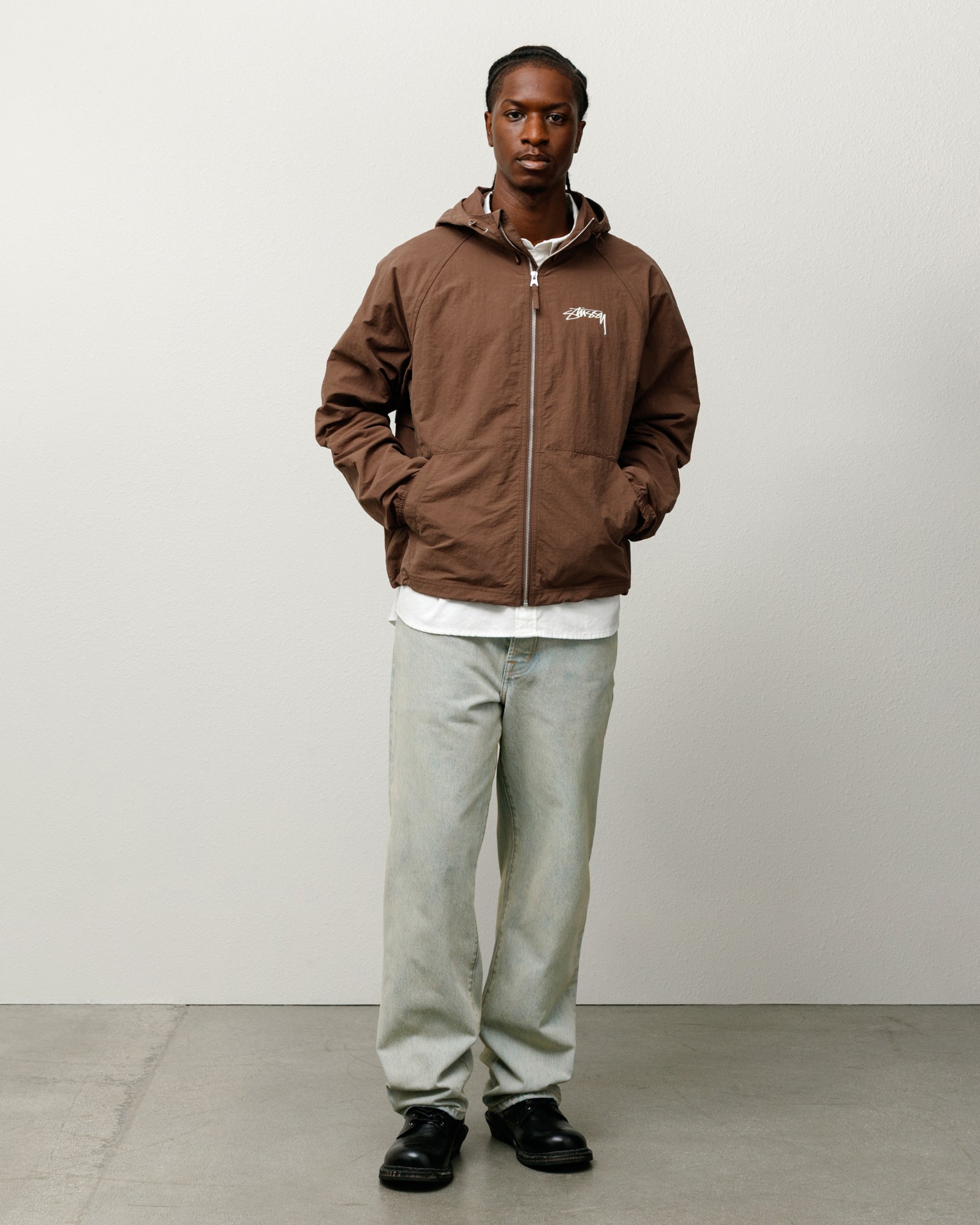 Nylon Beach Shell – Coffee | Outerwear | Stüssy