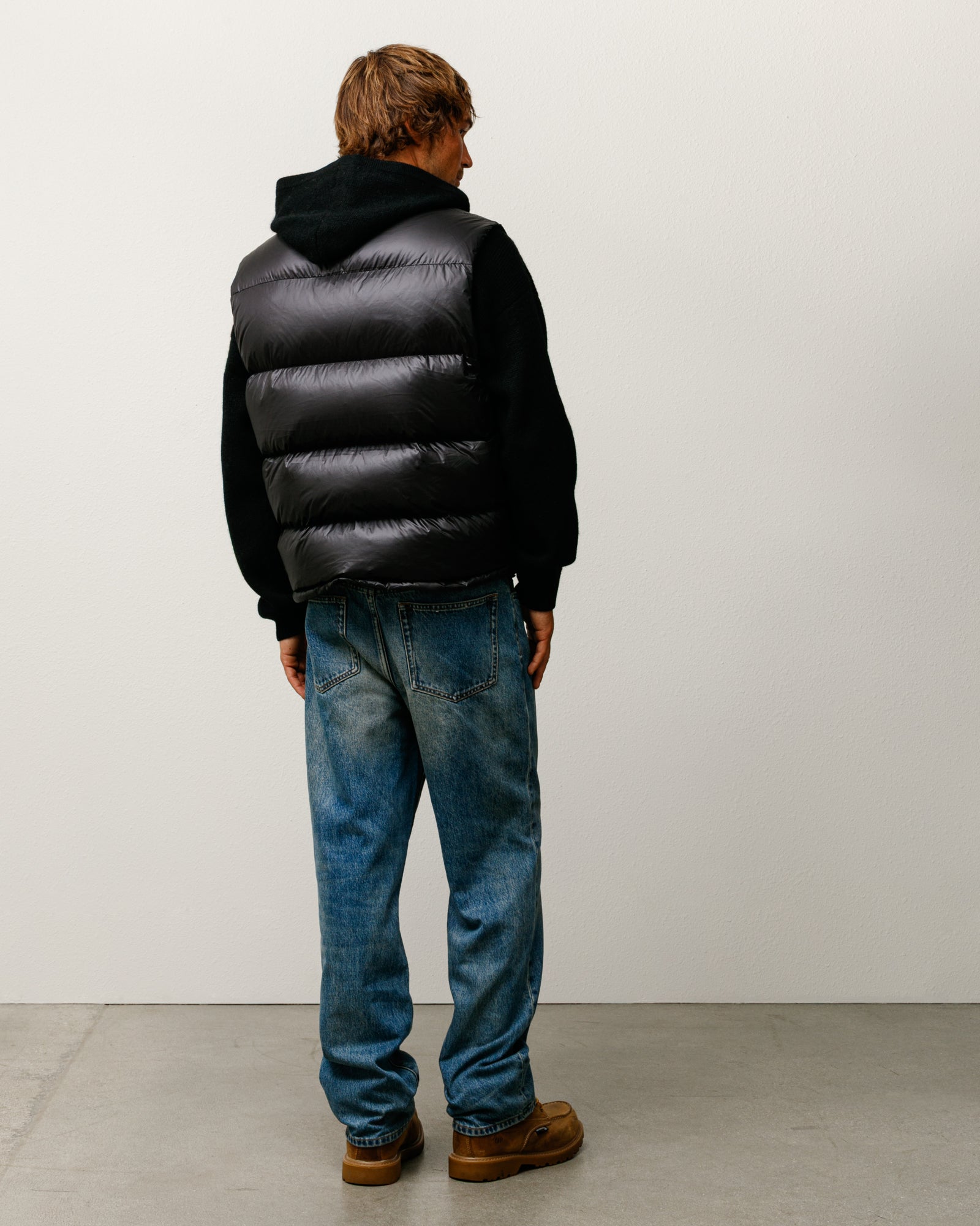 Micro Ripstop Down Vest – Black | Outerwear | Stüssy