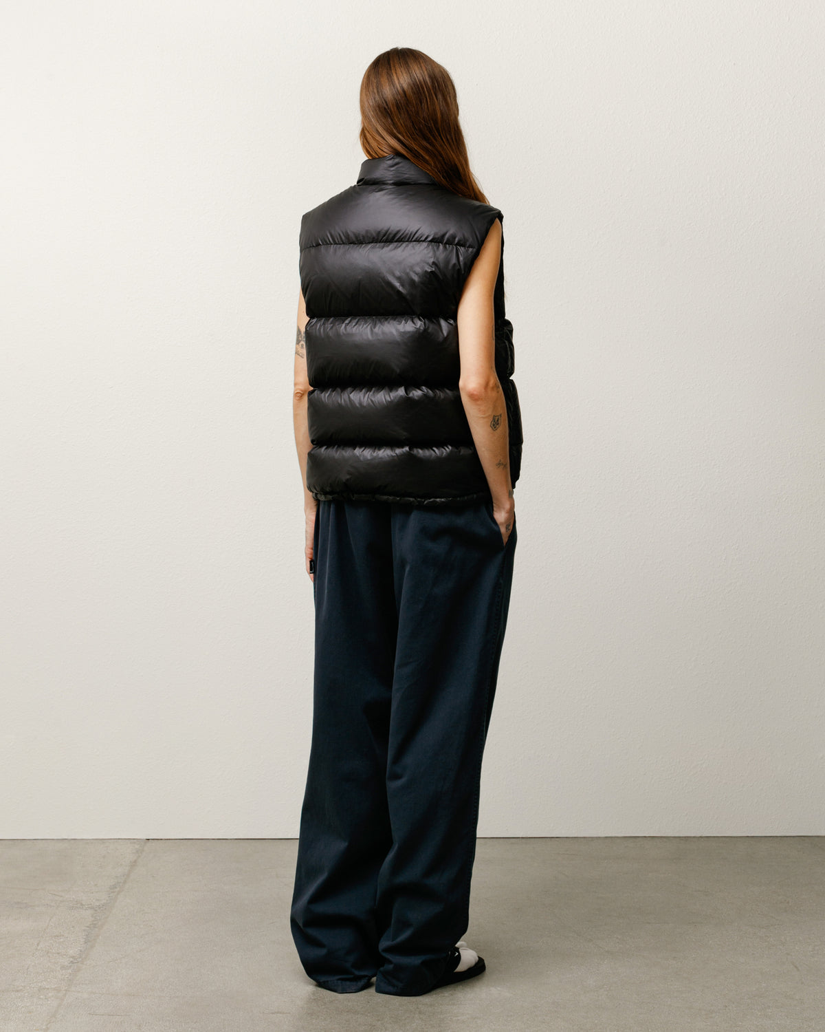 Micro Ripstop Down Vest – Black | Outerwear | Stüssy