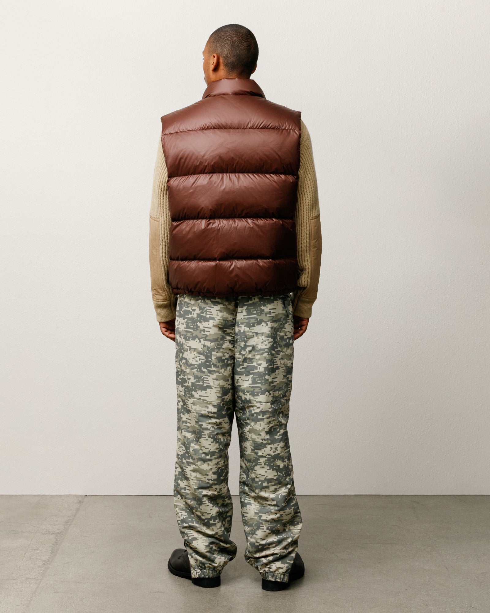 Micro Ripstop Down Vest – Brown | Outerwear | Stüssy