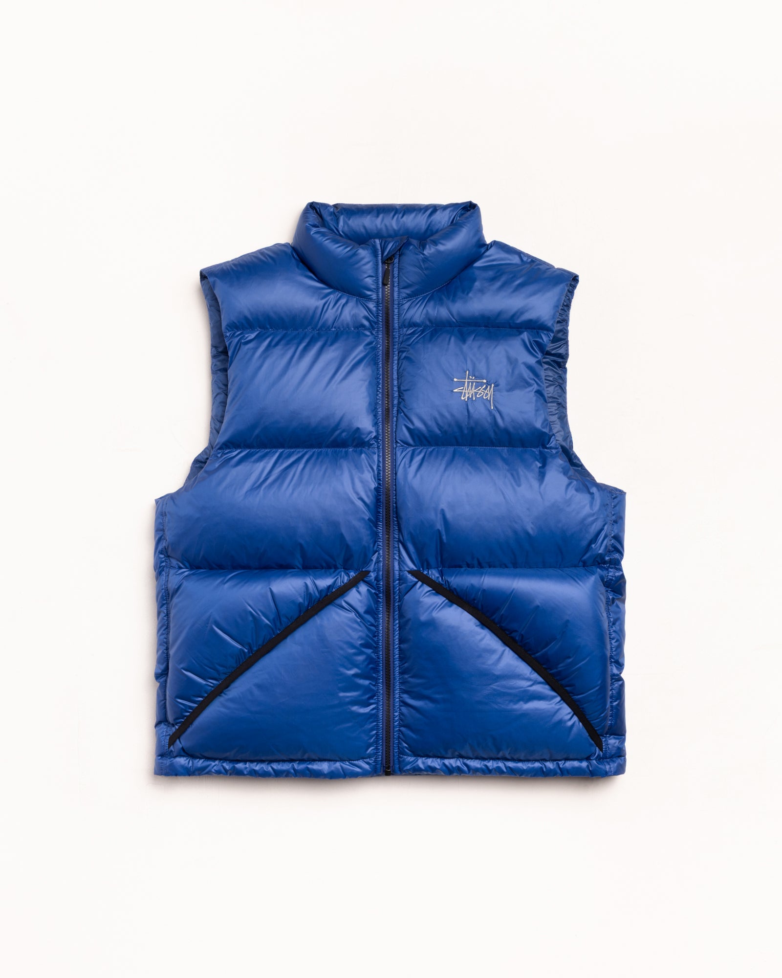Micro Ripstop Down Vest – Royal | Outerwear | Stüssy