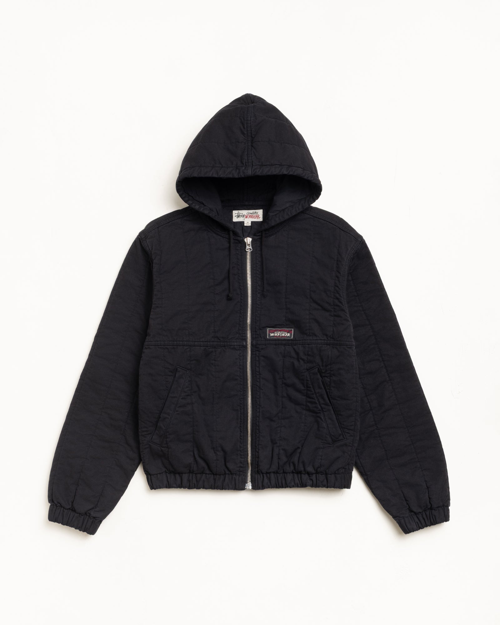 Quilted Canvas Work Jacket – Black | Outerwear | Stüssy