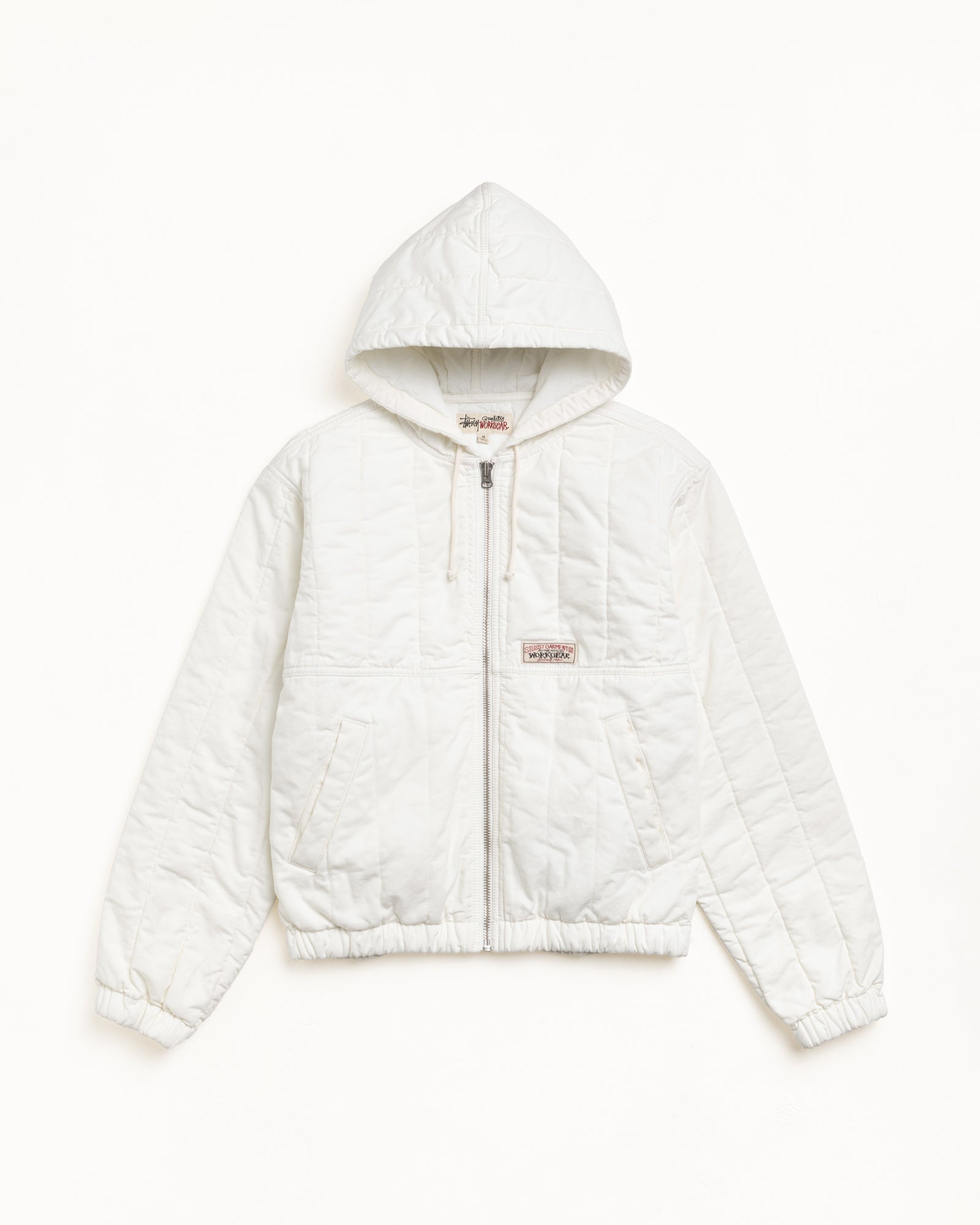 Quilted Canvas Work Jacket – Bone | Outerwear | Stüssy