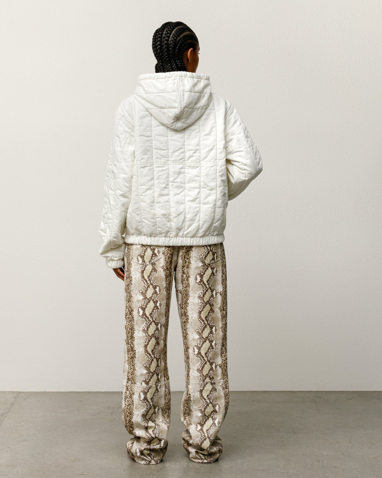 Quilted Canvas Work Jacket – Bone | Outerwear | Stüssy