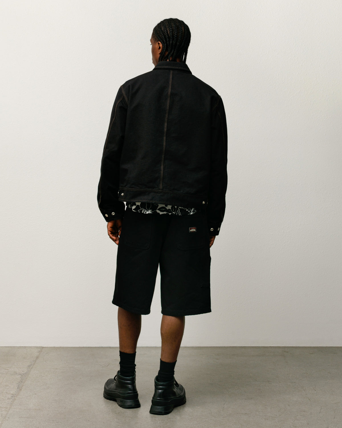 Work Jacket Collared – Black | Outerwear | Stüssy