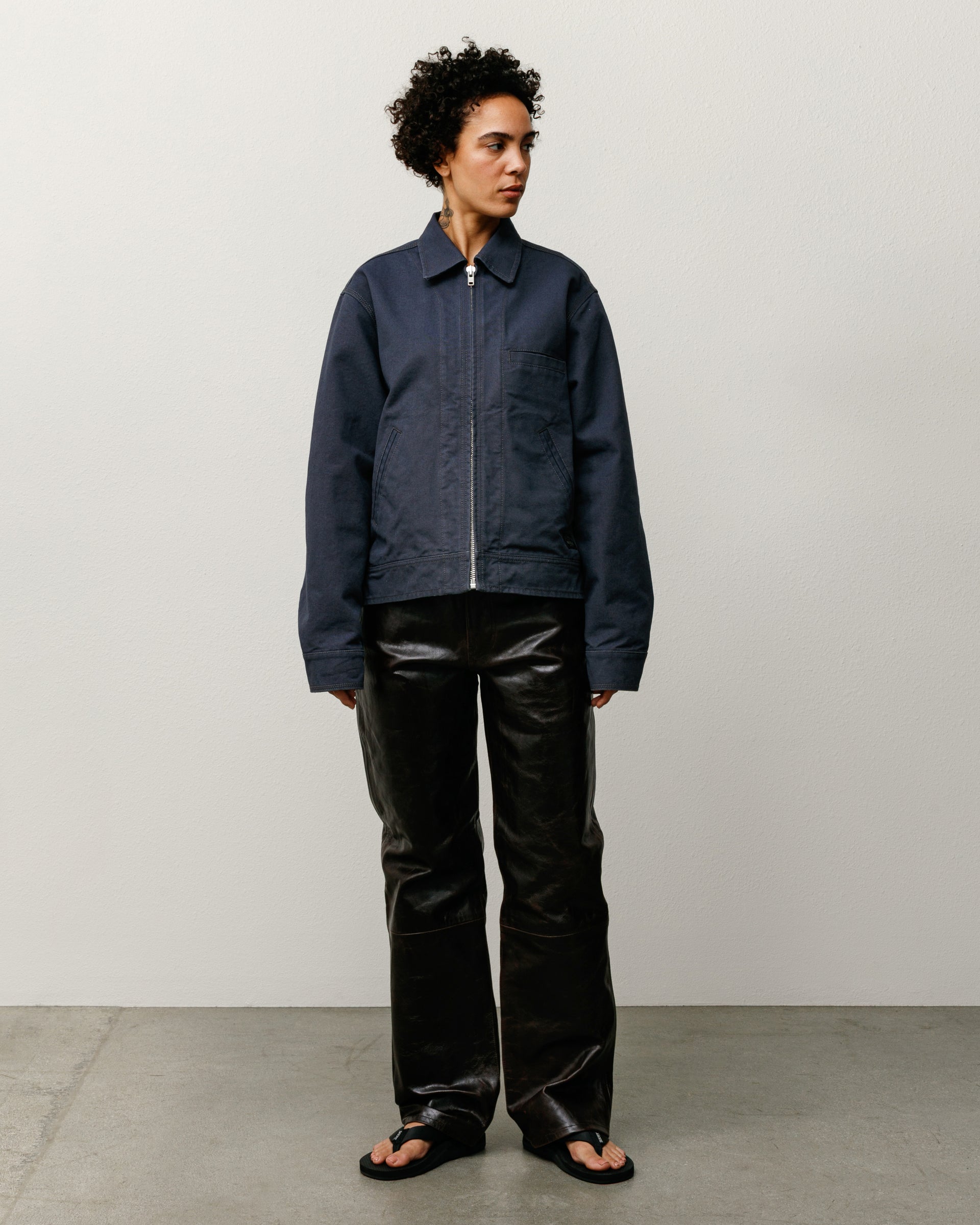 Work Jacket Collared Blue | Outerwear | Stssy Work Jacket Collared Blue | Outerwear | Stssy