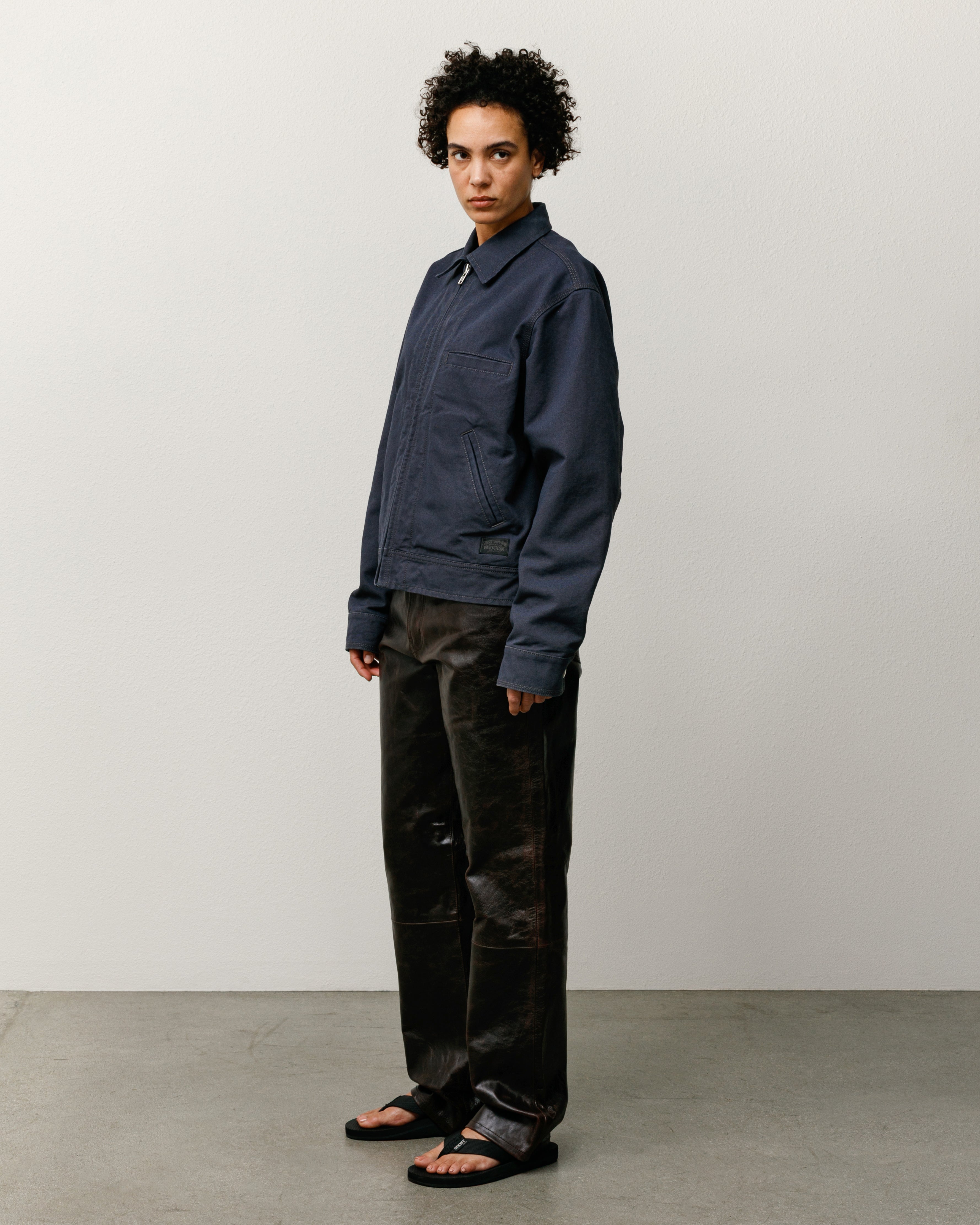 Work Jacket Collared – Blue | Outerwear | Stüssy