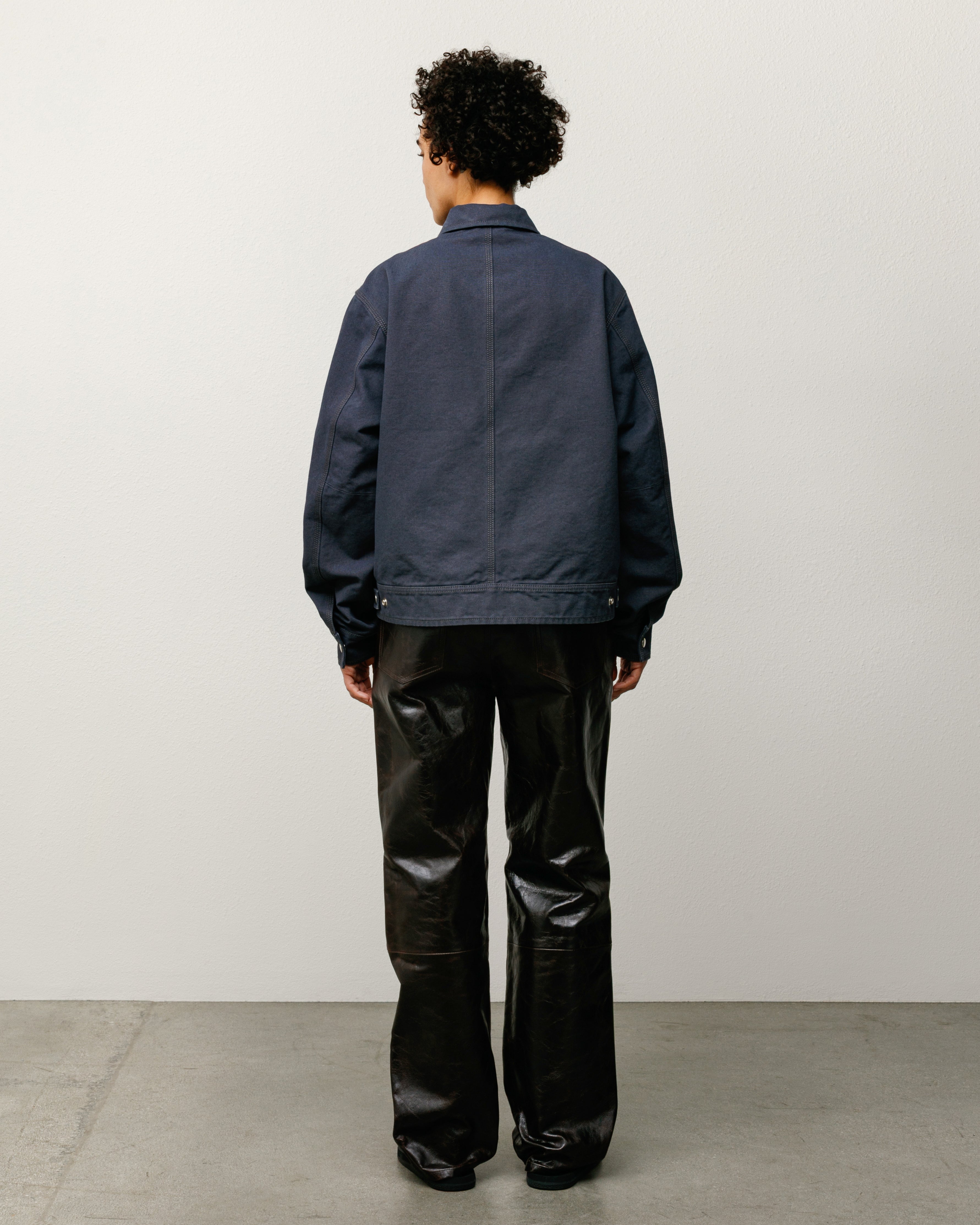 Work Jacket Collared – Blue | Outerwear | Stüssy