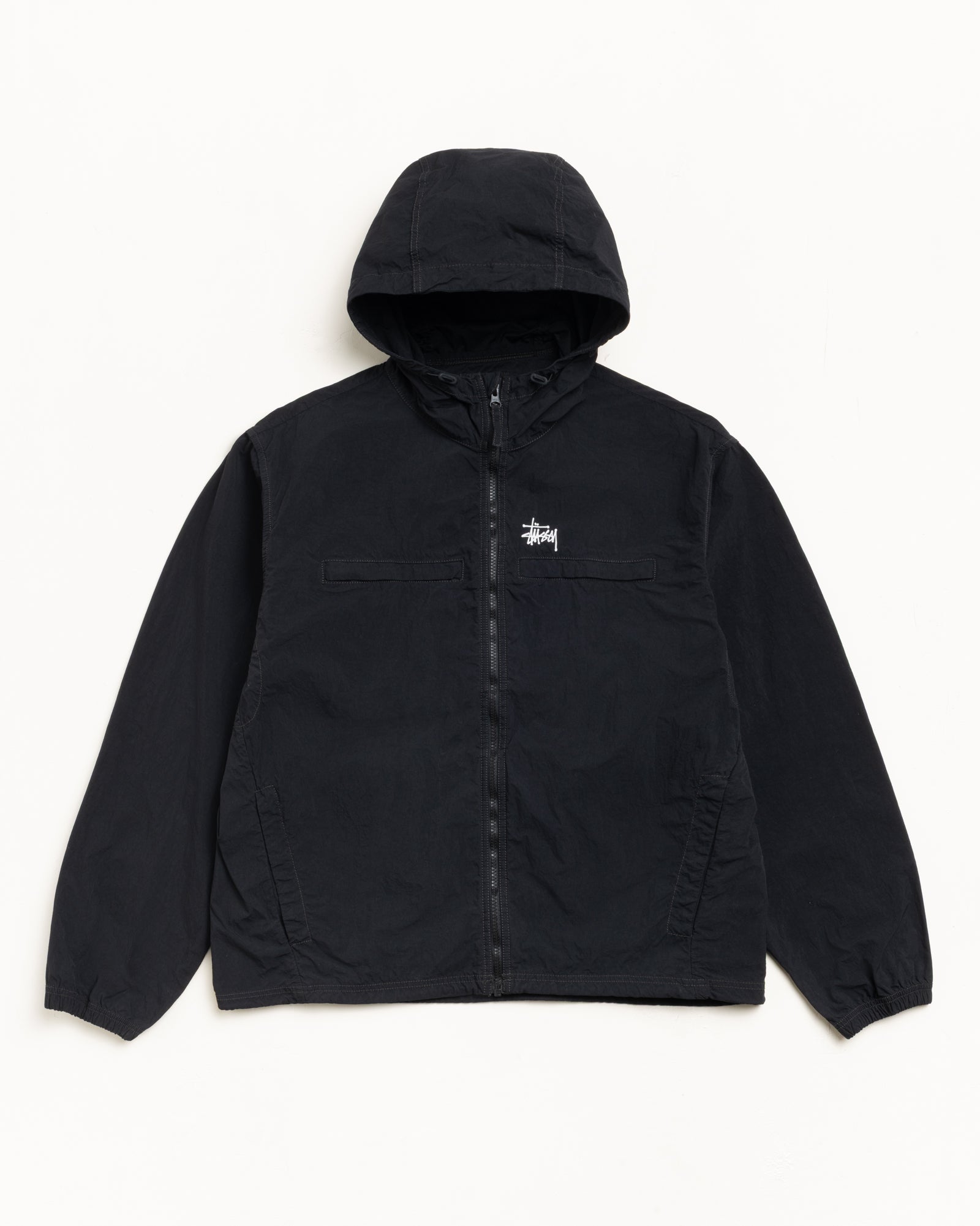 Lightweight Hooded Jacket – Black | Outerwear | Stüssy