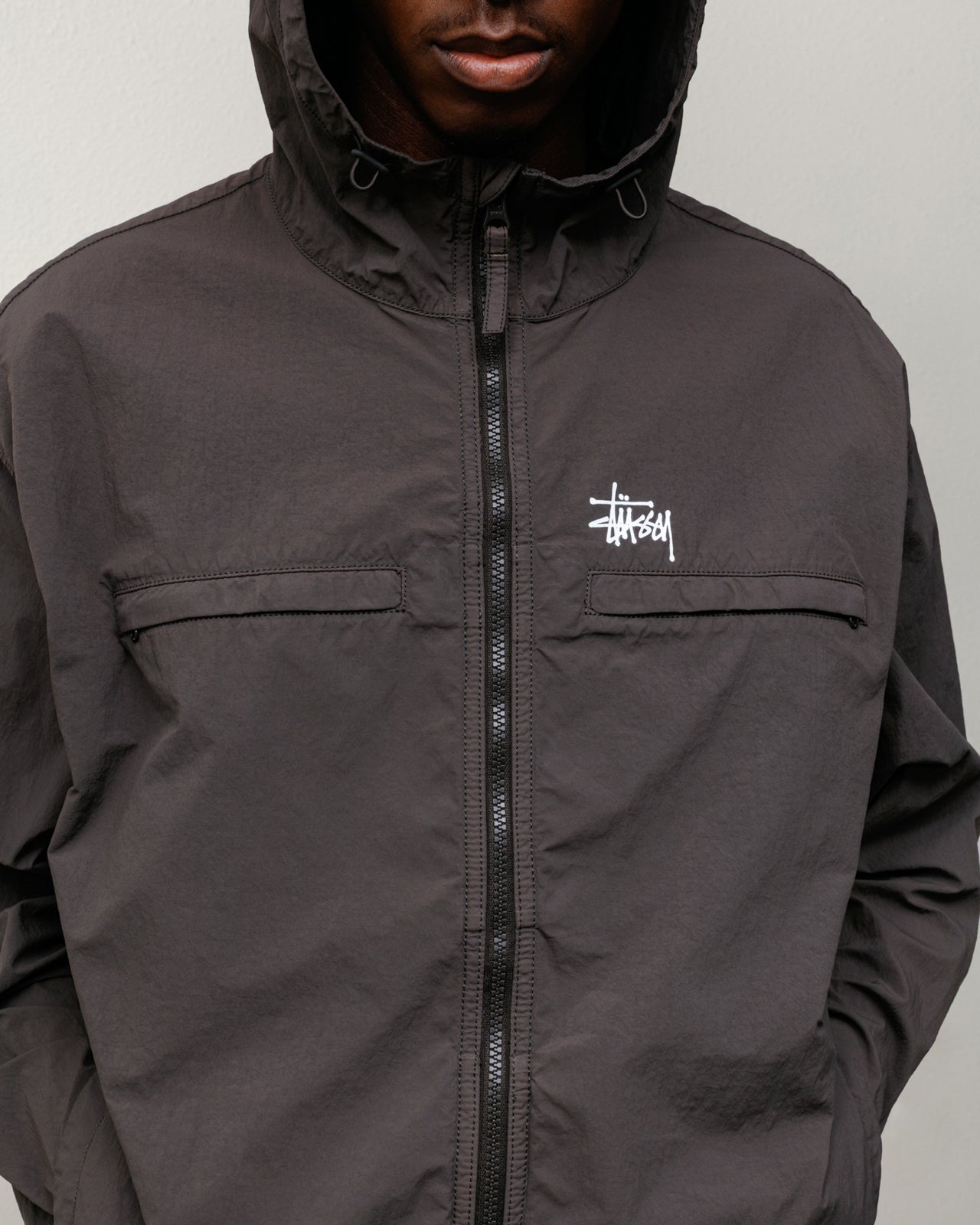 Lightweight Hooded Jacket – Brown | Outerwear | Stüssy Lightweight Hooded Jacket – Brown | Outerwear | Stüssy