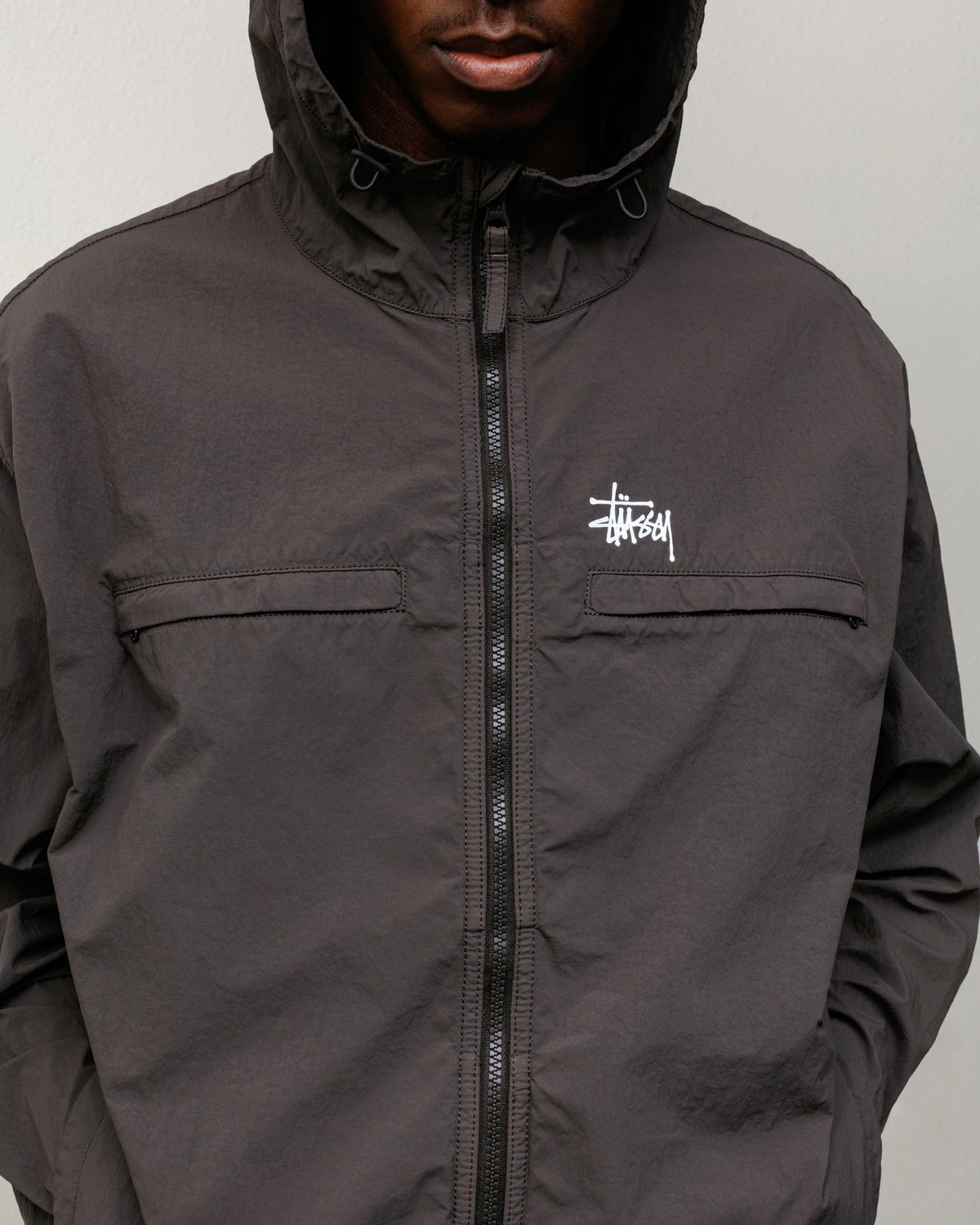 Lightweight Hooded Jacket – Brown | Outerwear | Stüssy