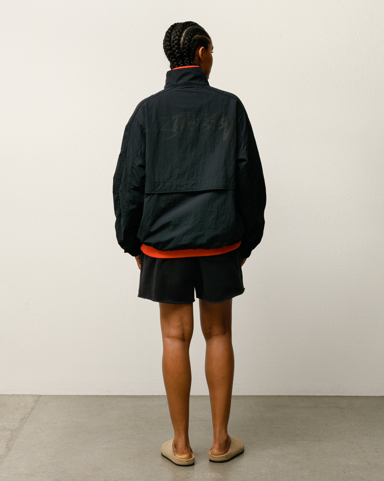 Lightweight Mock Jacket – Black | Outerwear | Stüssy
