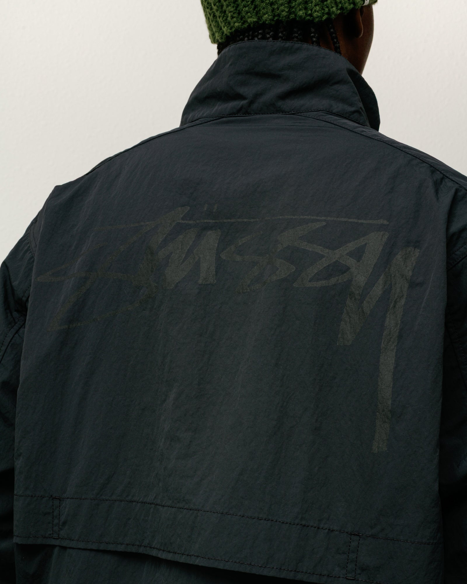 Lightweight Mock Jacket – Black | Outerwear | Stüssy
