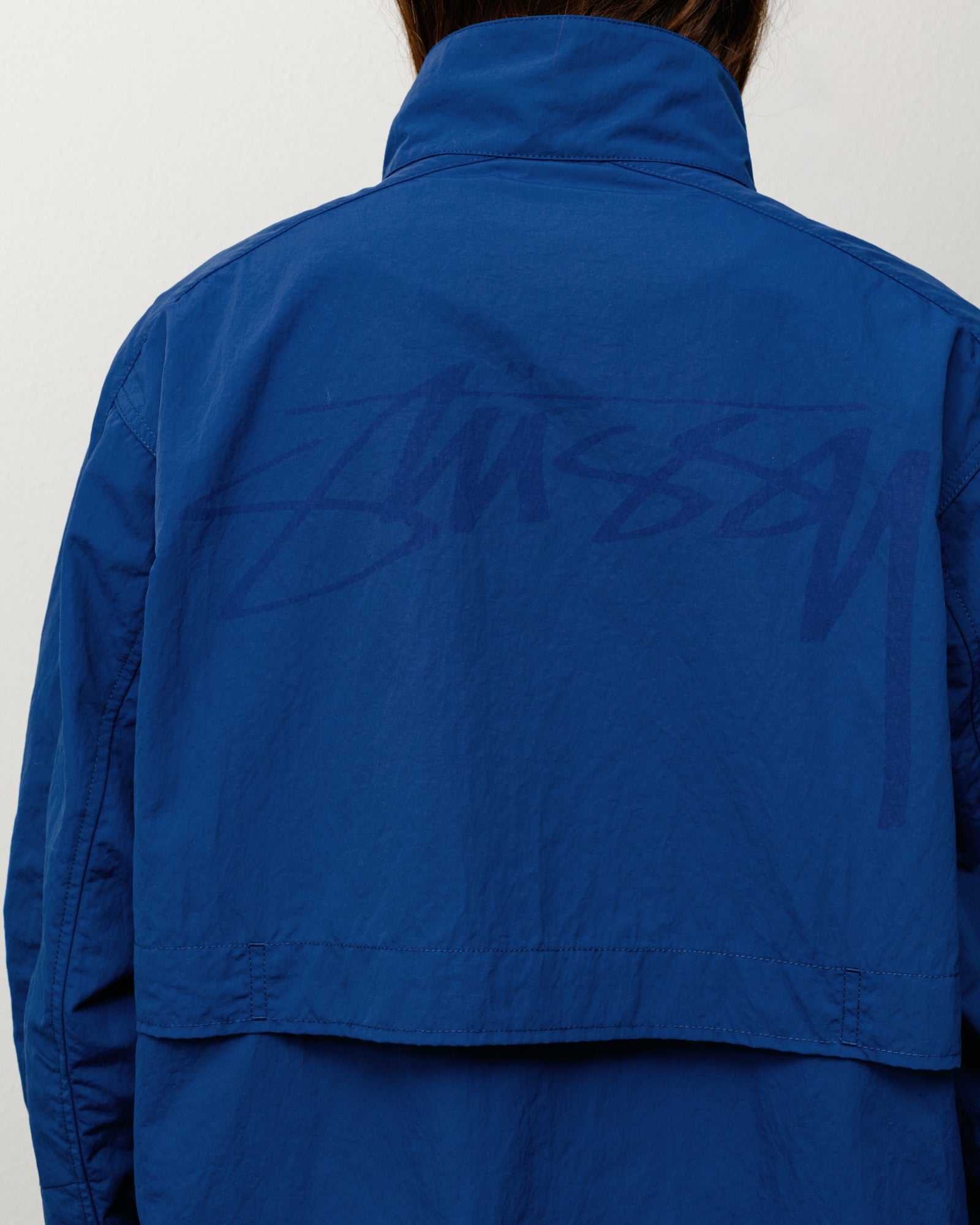 Lightweight Mock Jacket – Blue | Outerwear | Stüssy