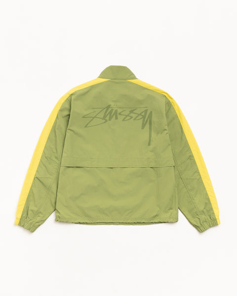 Lightweight Mock Jacket Mens Long Sleeve In Green