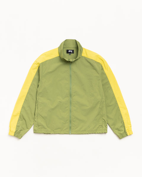 Lightweight Mock Jacket Mens Long Sleeve In Green
