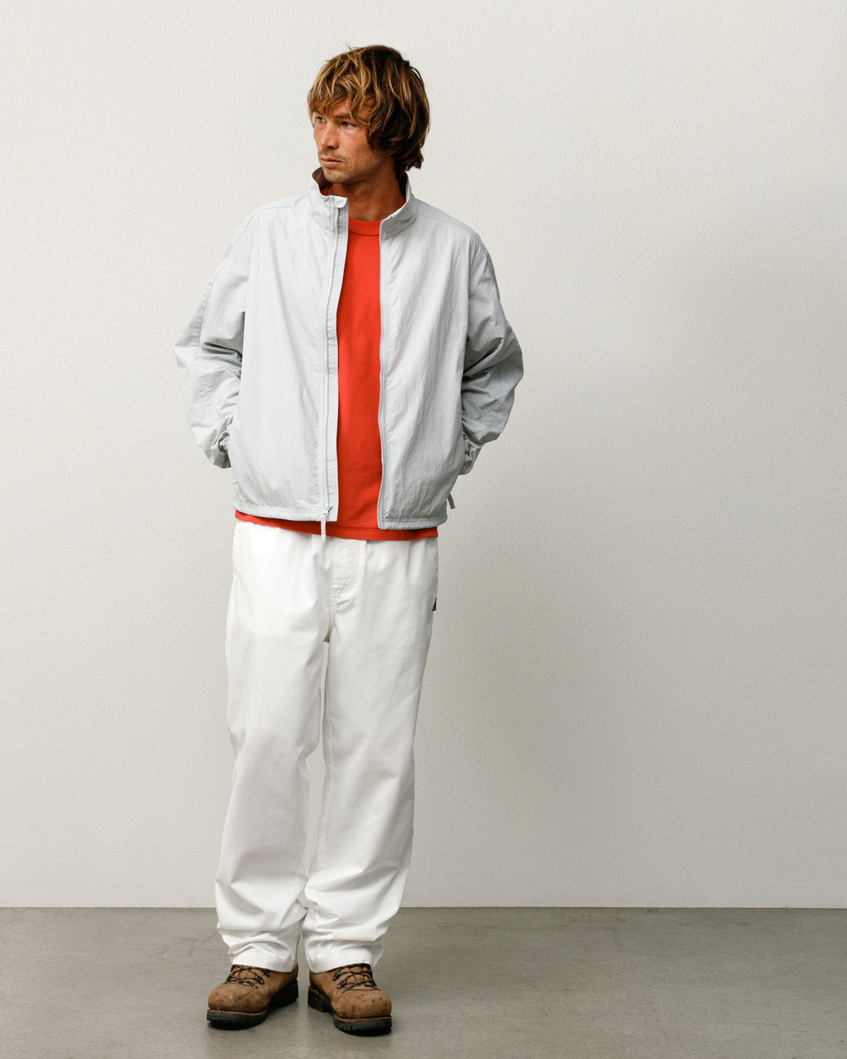 Lightweight Mock Jacket – Grey | Outerwear | Stüssy