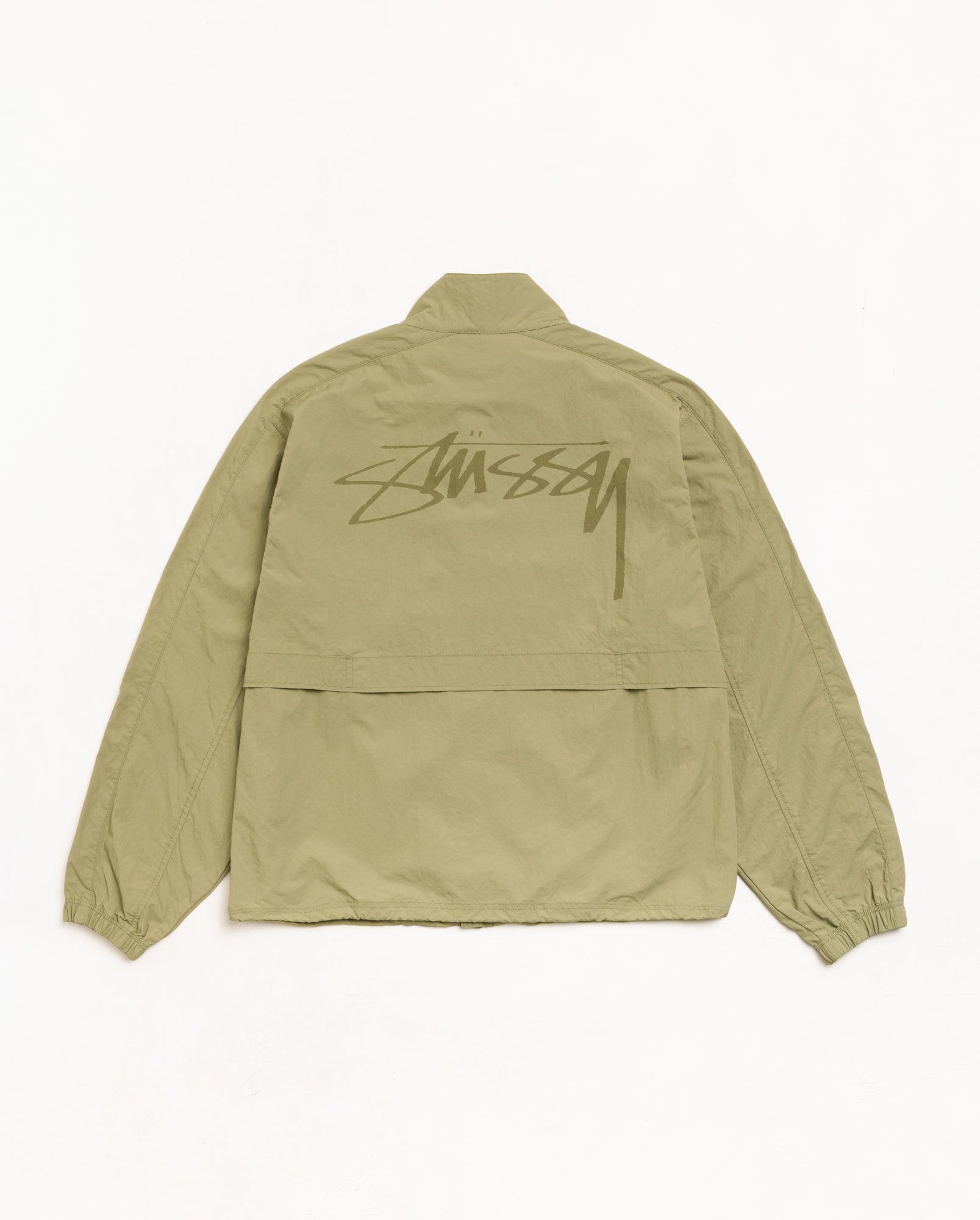 Lightweight Mock Jacket Unisex Long Sleeve In Khaki | hero:main:collection:new-arrivals,shirts,tops-shirts,all,tees,outerwear,denim,knits,accessories,sunglasses,hoodies,sweats,mens-hoodies-sweatshirts,shorts,pants,bottoms,crew-sweats,zip-ups,swim,sweatpants,graphics,lazy-tees,swim,basic-9twenty,button-ups,shorts,cargos,denim-jeans,bottoms,bags,belts,wearables,gear,footwear,button-ups,basic-tops,jerseys,big-ol,classics,slim,jackets,all, | product-card-slider