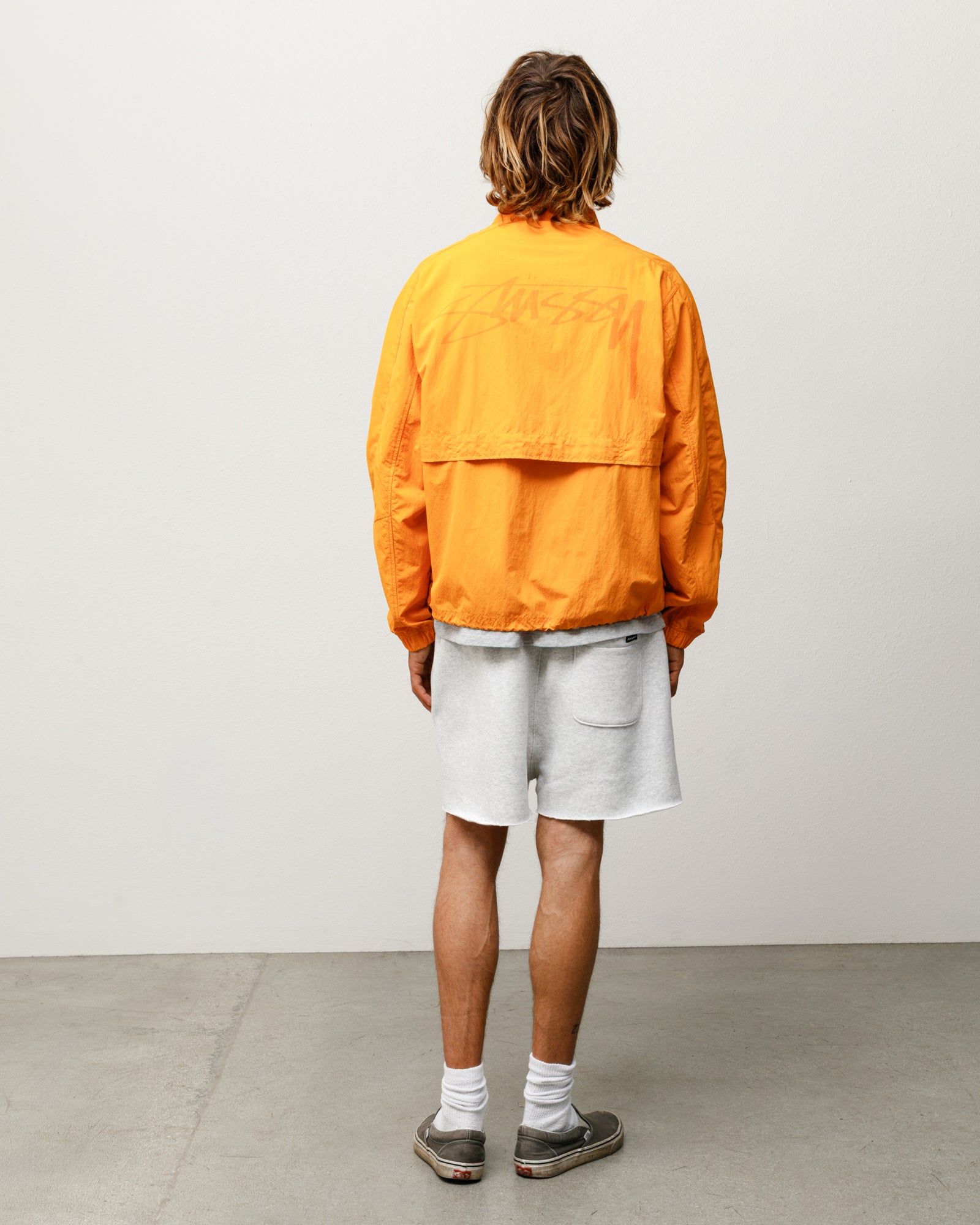 【ORANGE】シャギー ジャカード コットン ブランケット ミリタリー スモック ORANGE】シャギー ジャカード コットン ブランケット ミリタリー