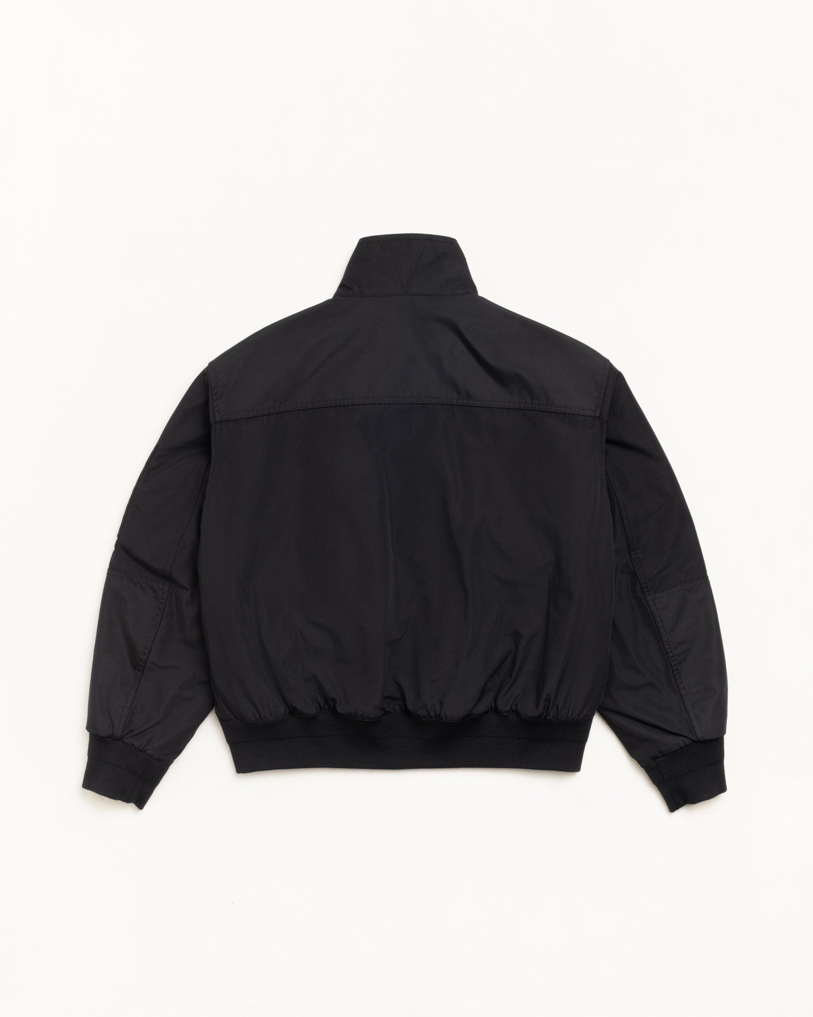 Mock Neck Flight Bomber – Black | Outerwear | Stüssy